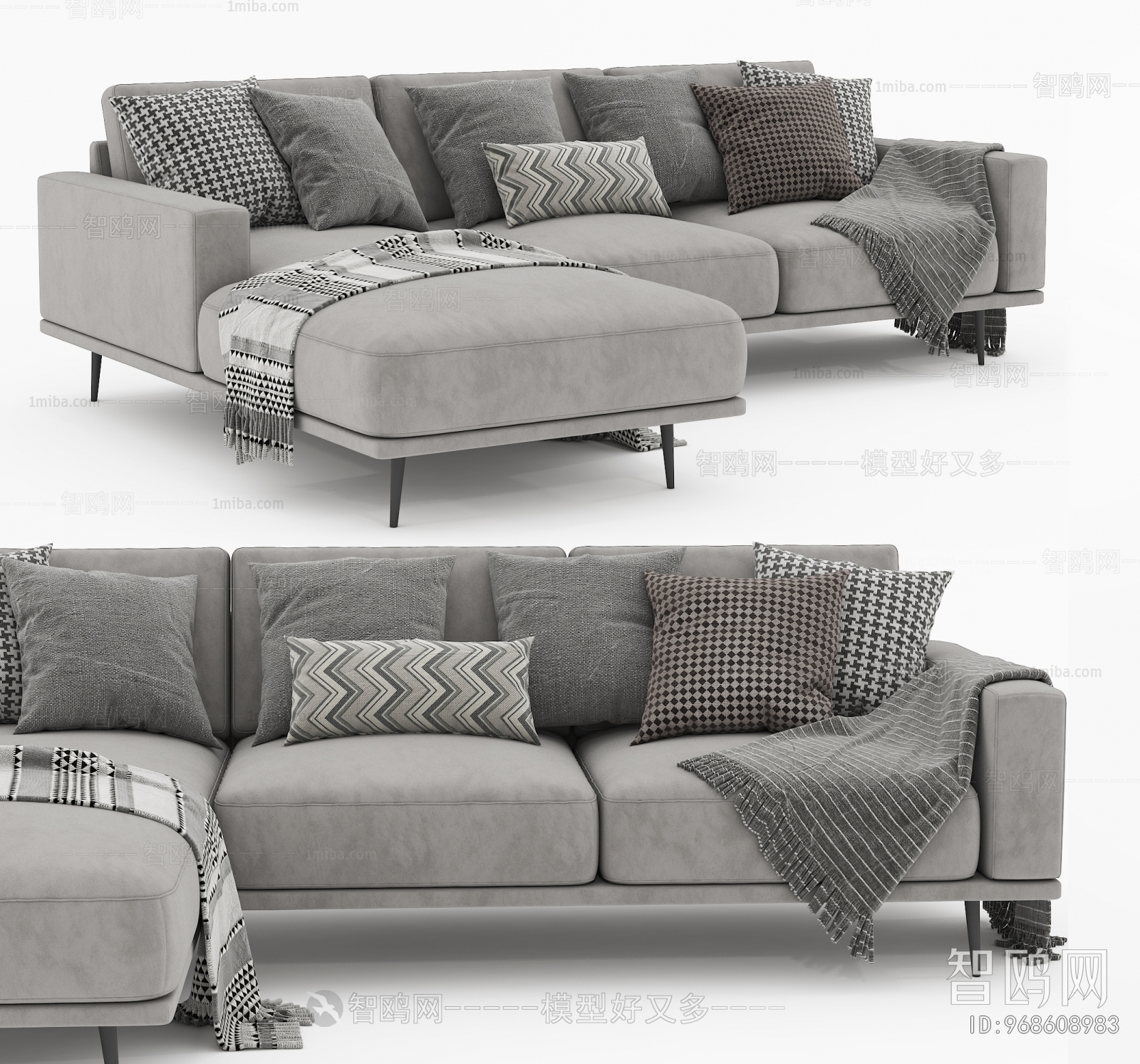 Modern Multi Person Sofa