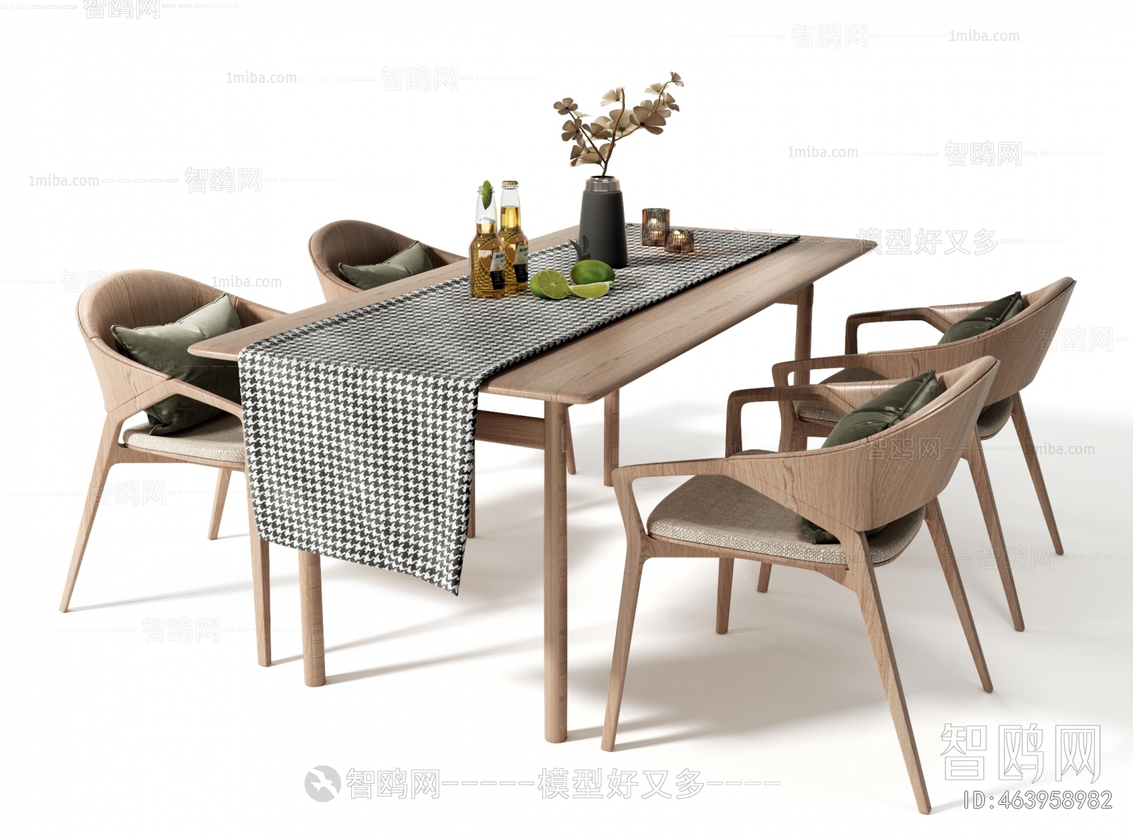 Nordic Style Dining Table And Chairs