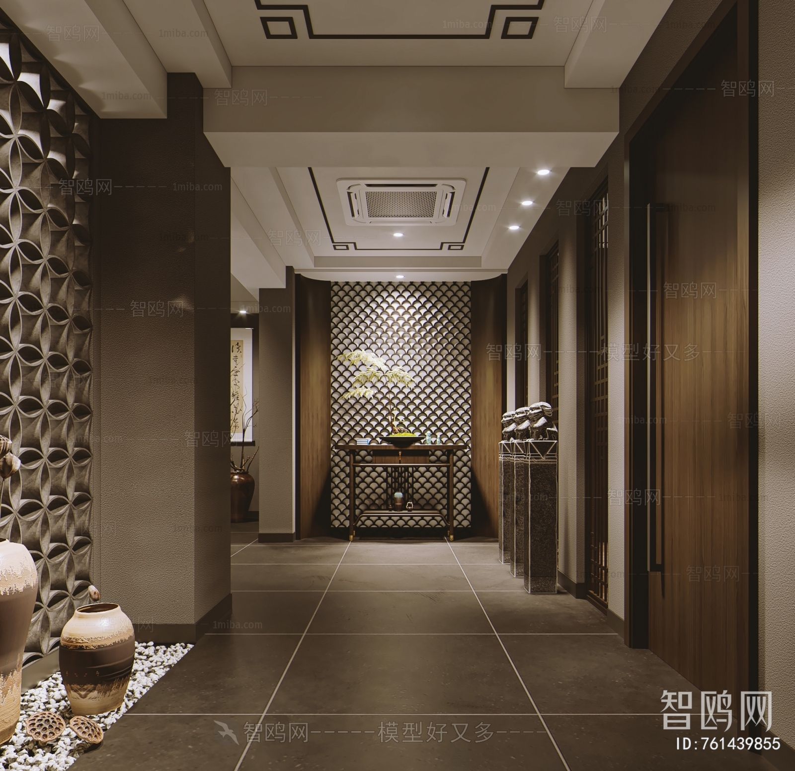 New Chinese Style Hallway