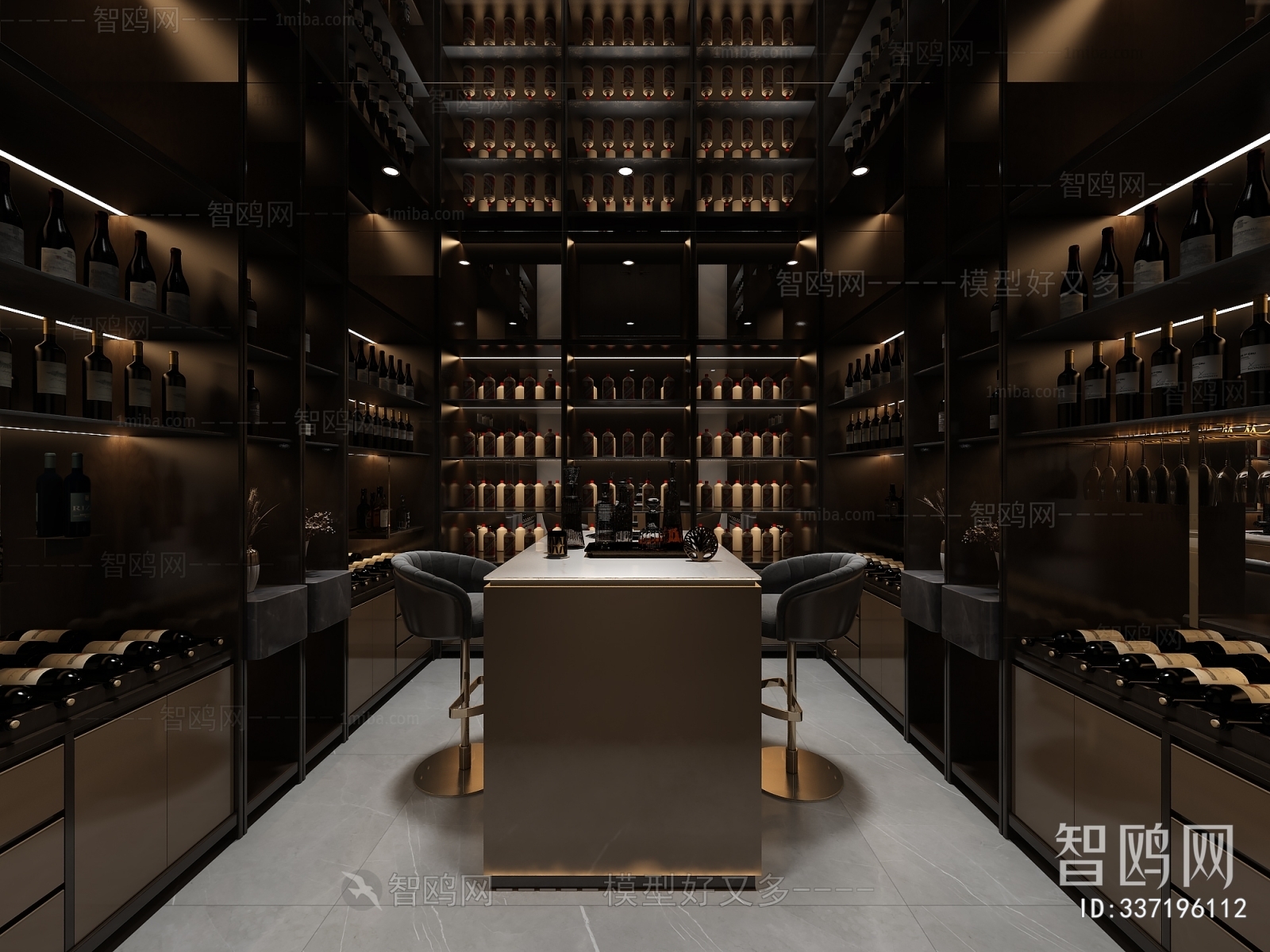 Modern Wine Cellar/Wine Tasting Room