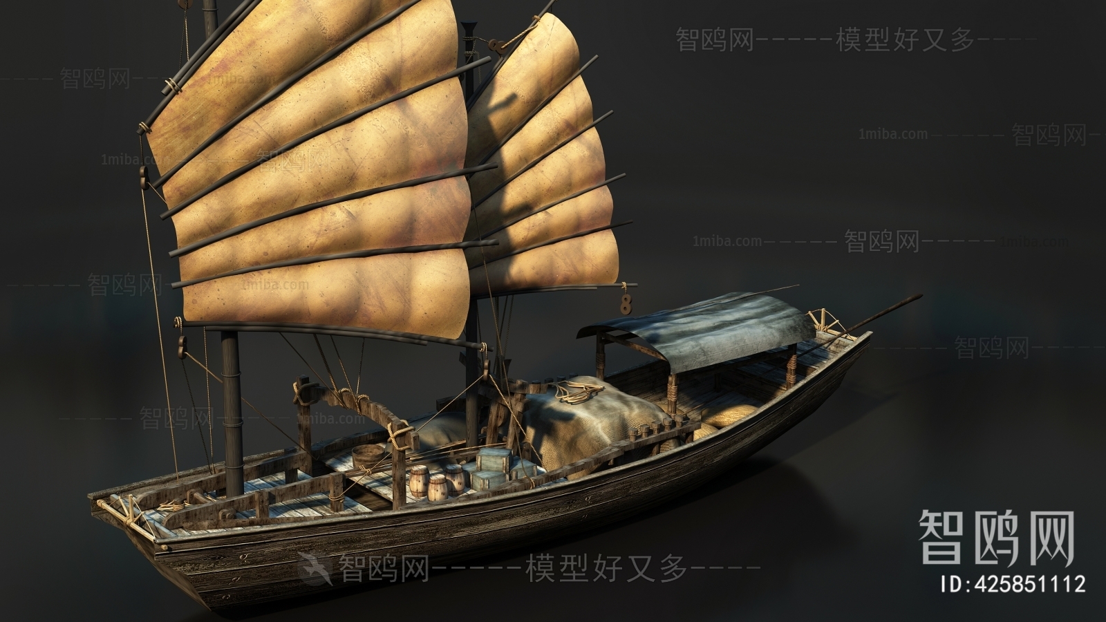 中式古代船