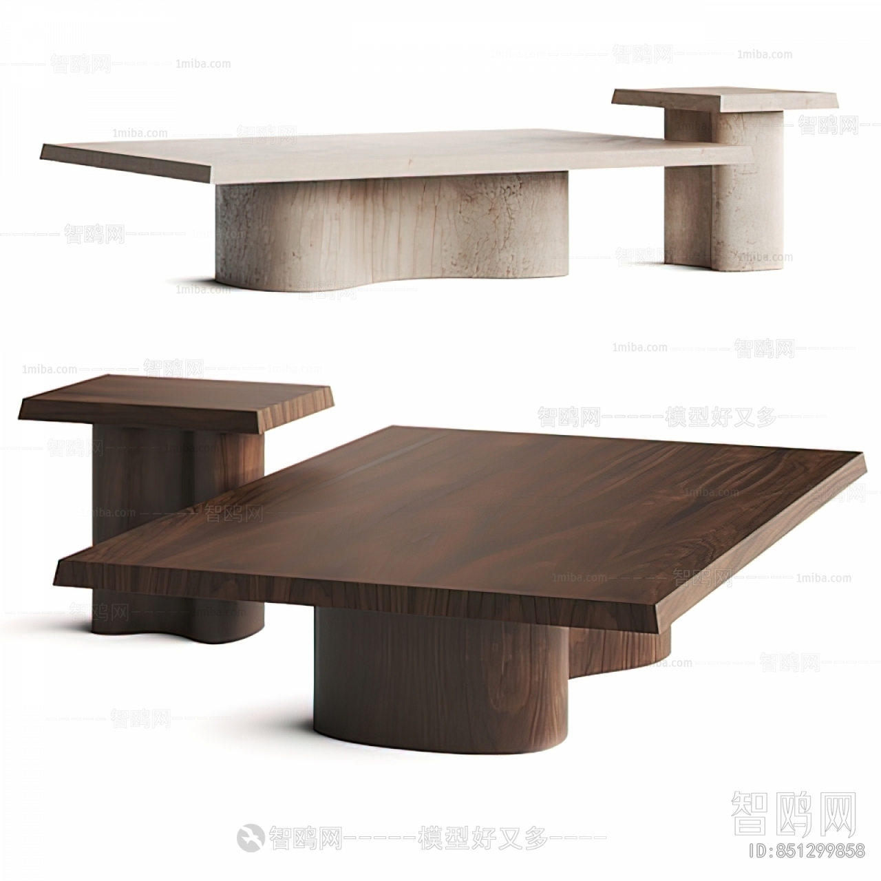 Wabi-sabi Style Coffee Table