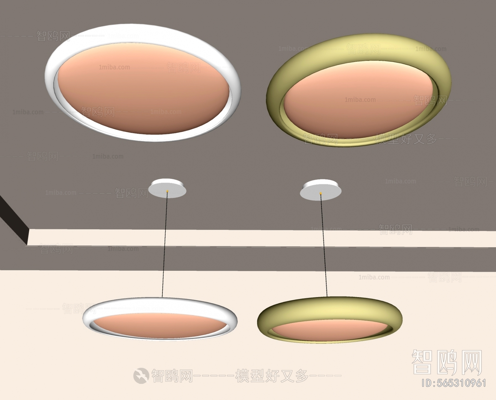 现代超薄吸顶灯