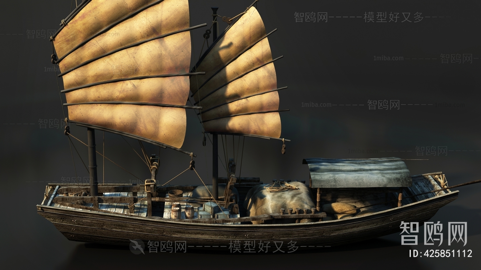 中式古代船