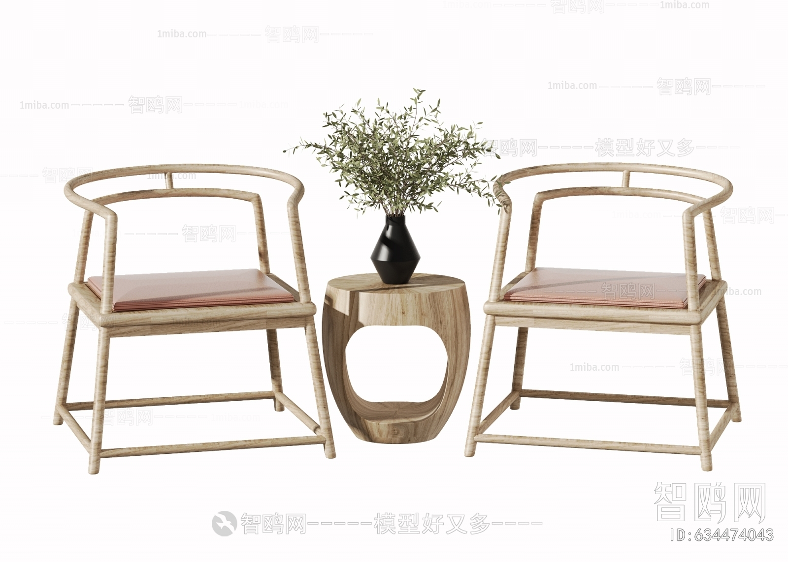 New Chinese Style Lounge Chair