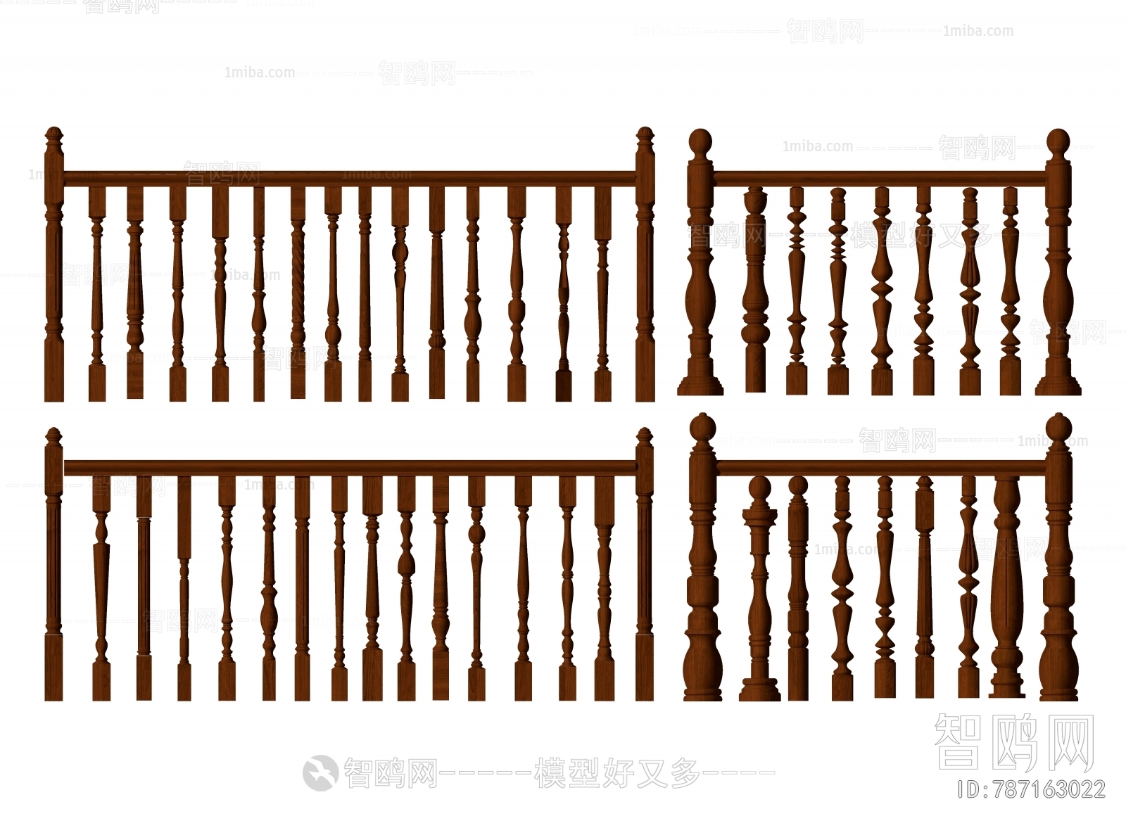 美式楼梯扶手