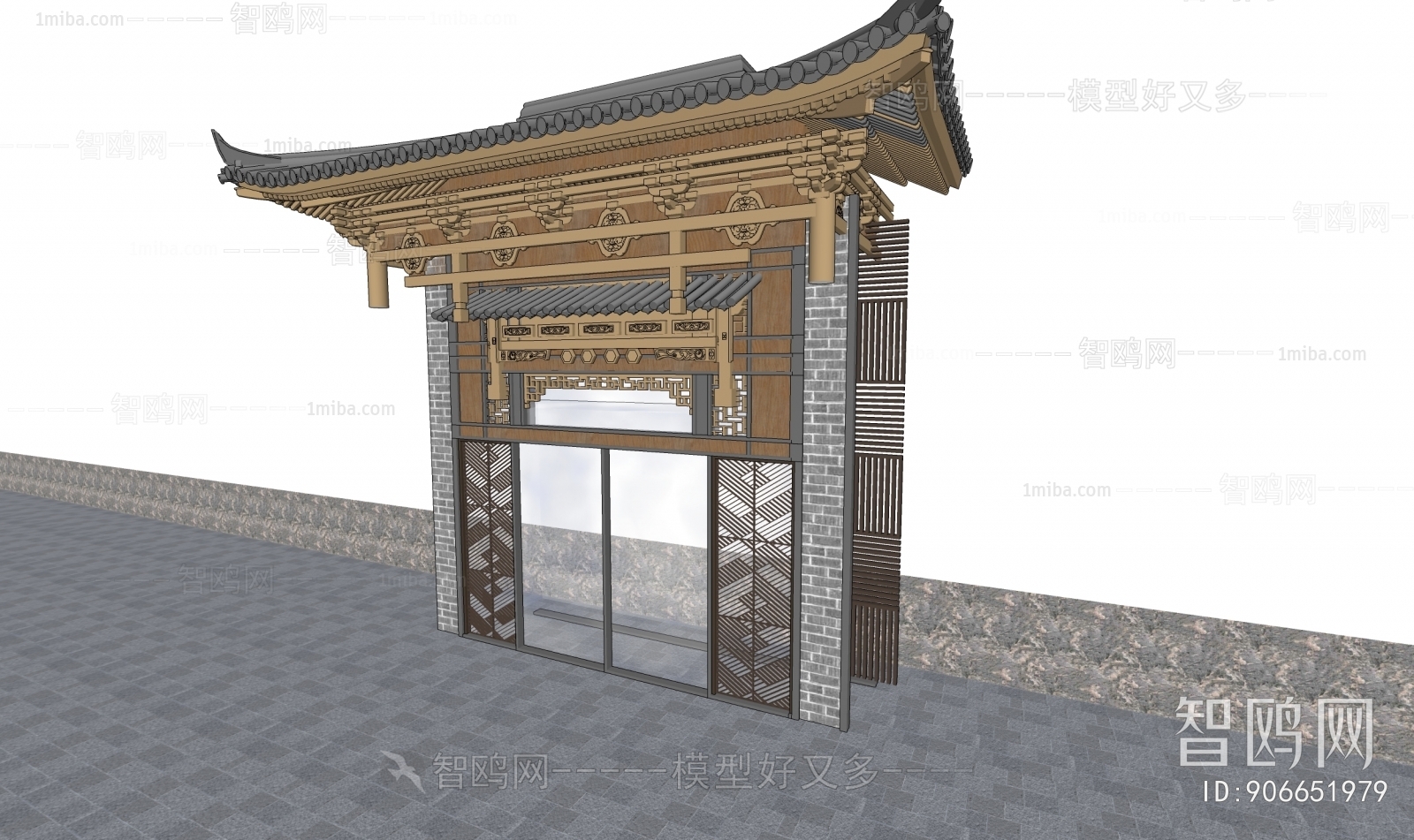 Chinese Style Building Component