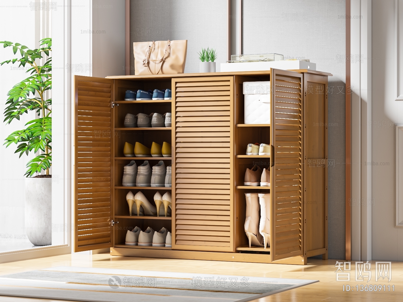 Nordic Style Shoe Cabinet