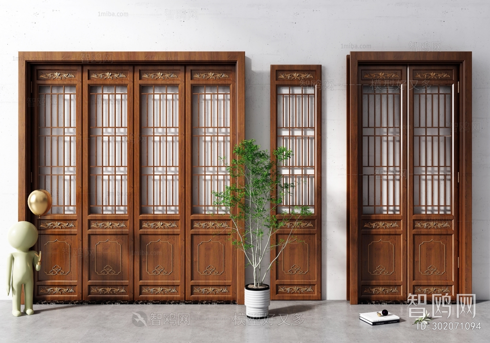 New Chinese Style Door