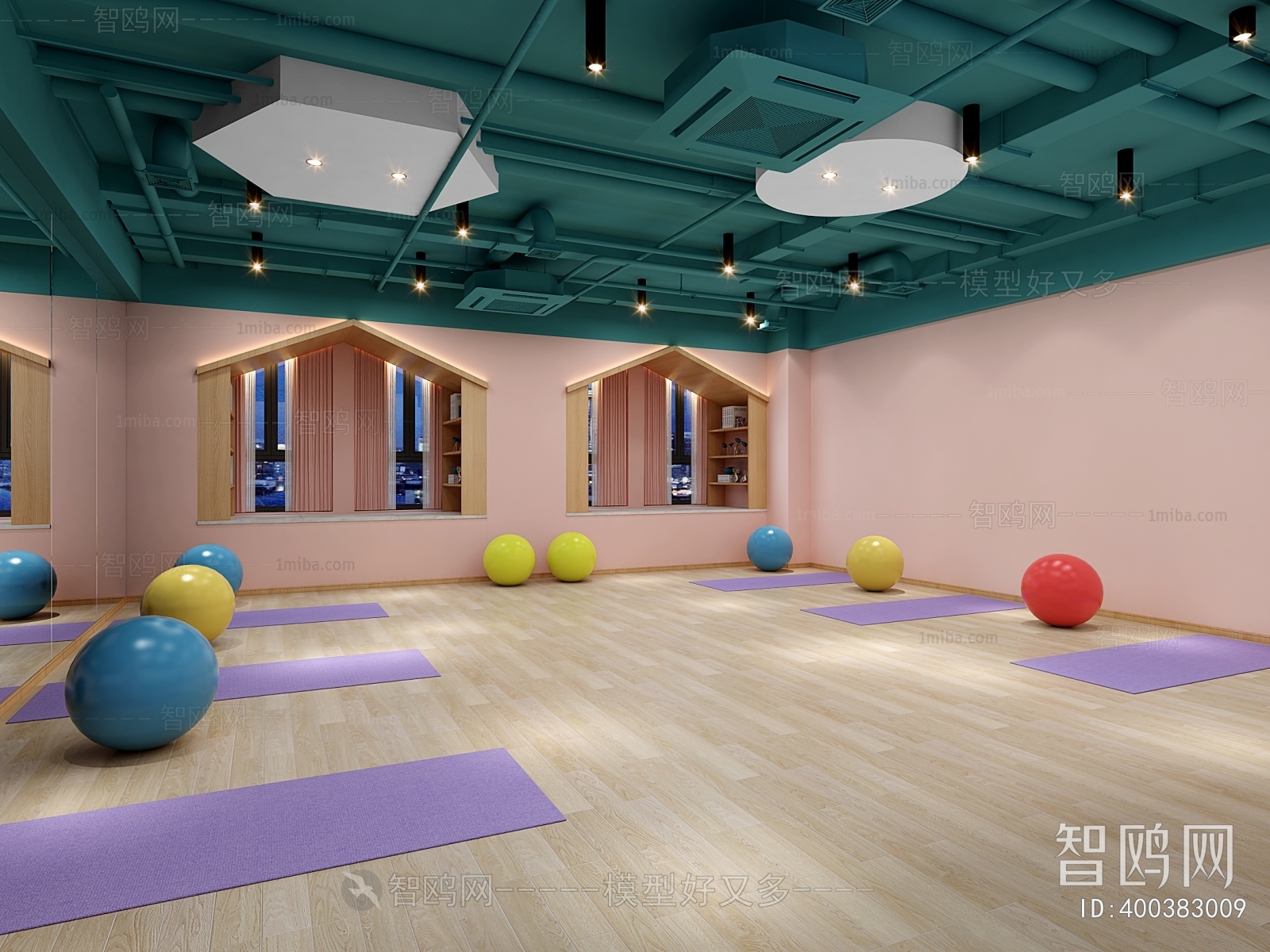 Modern Yoga Room