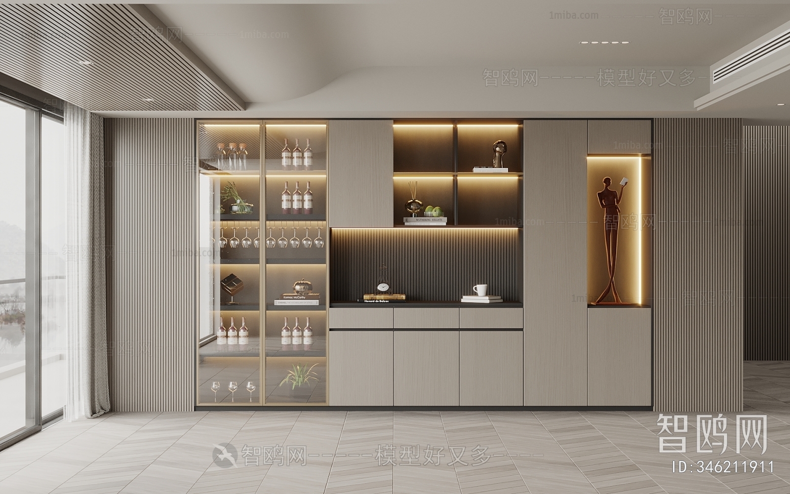 Modern Wine Cabinet