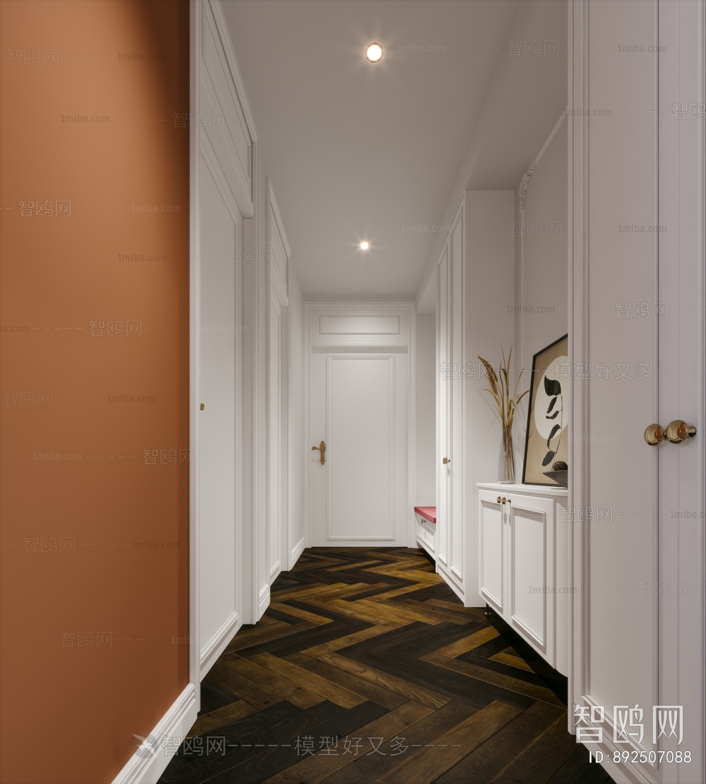 American Style Hallway
