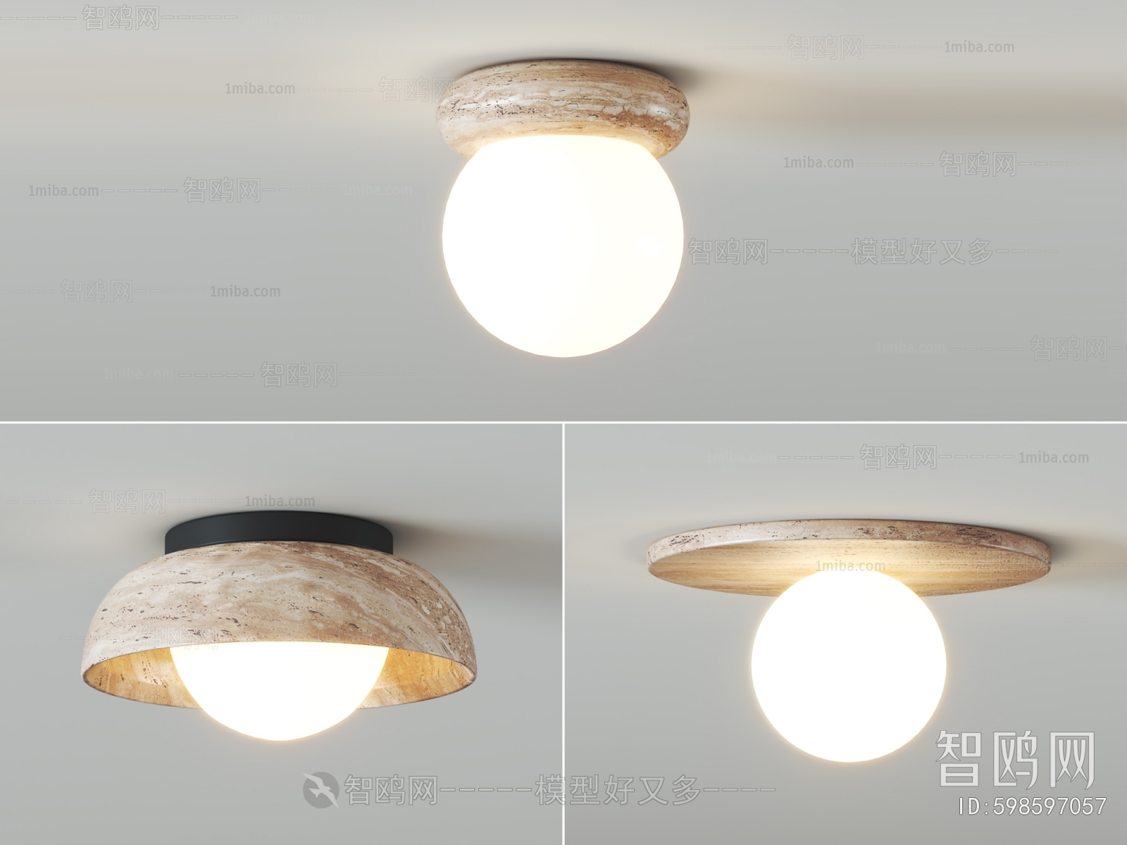 Wabi-sabi Style Ceiling Ceiling Lamp