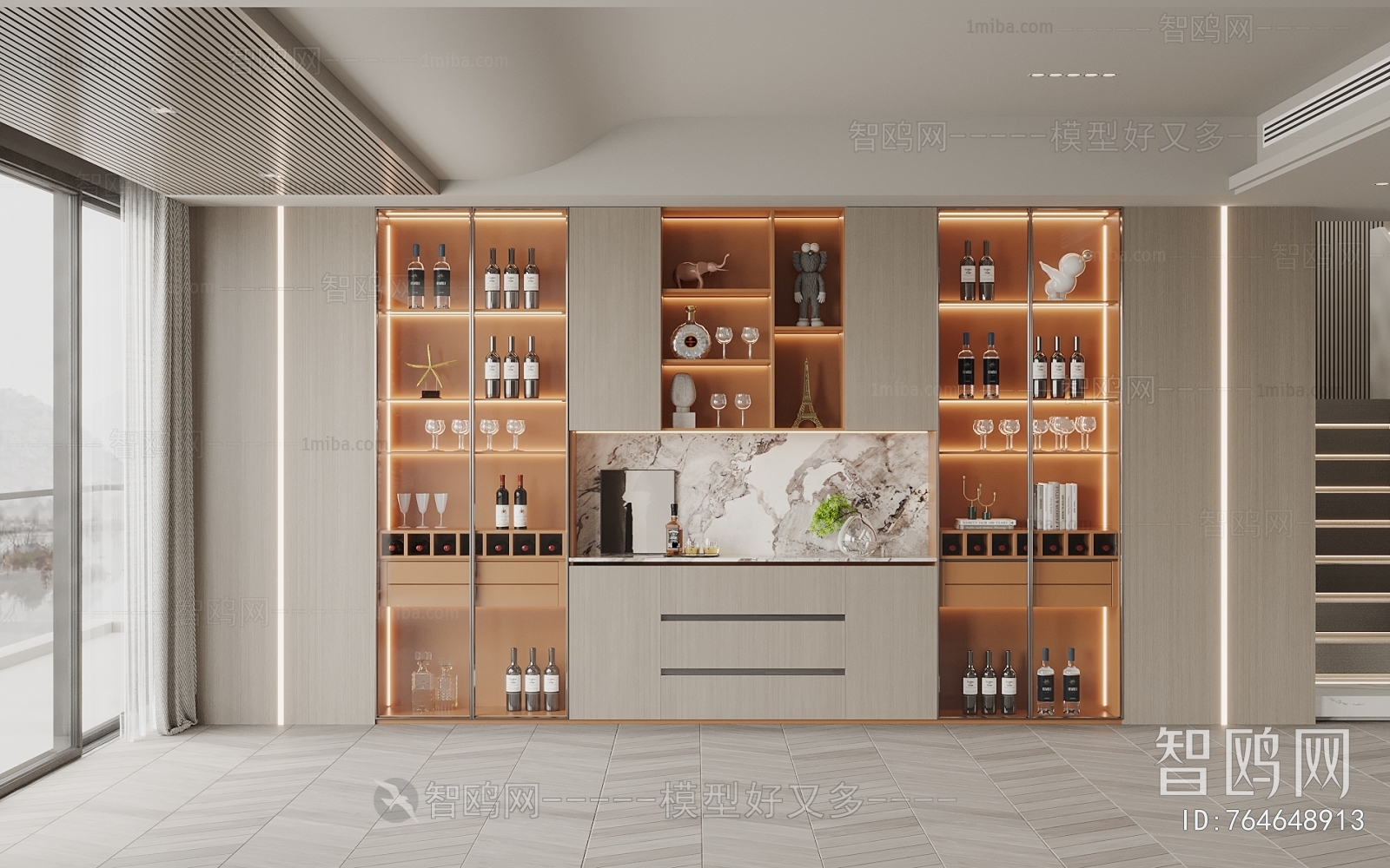 Modern Wine Cabinet