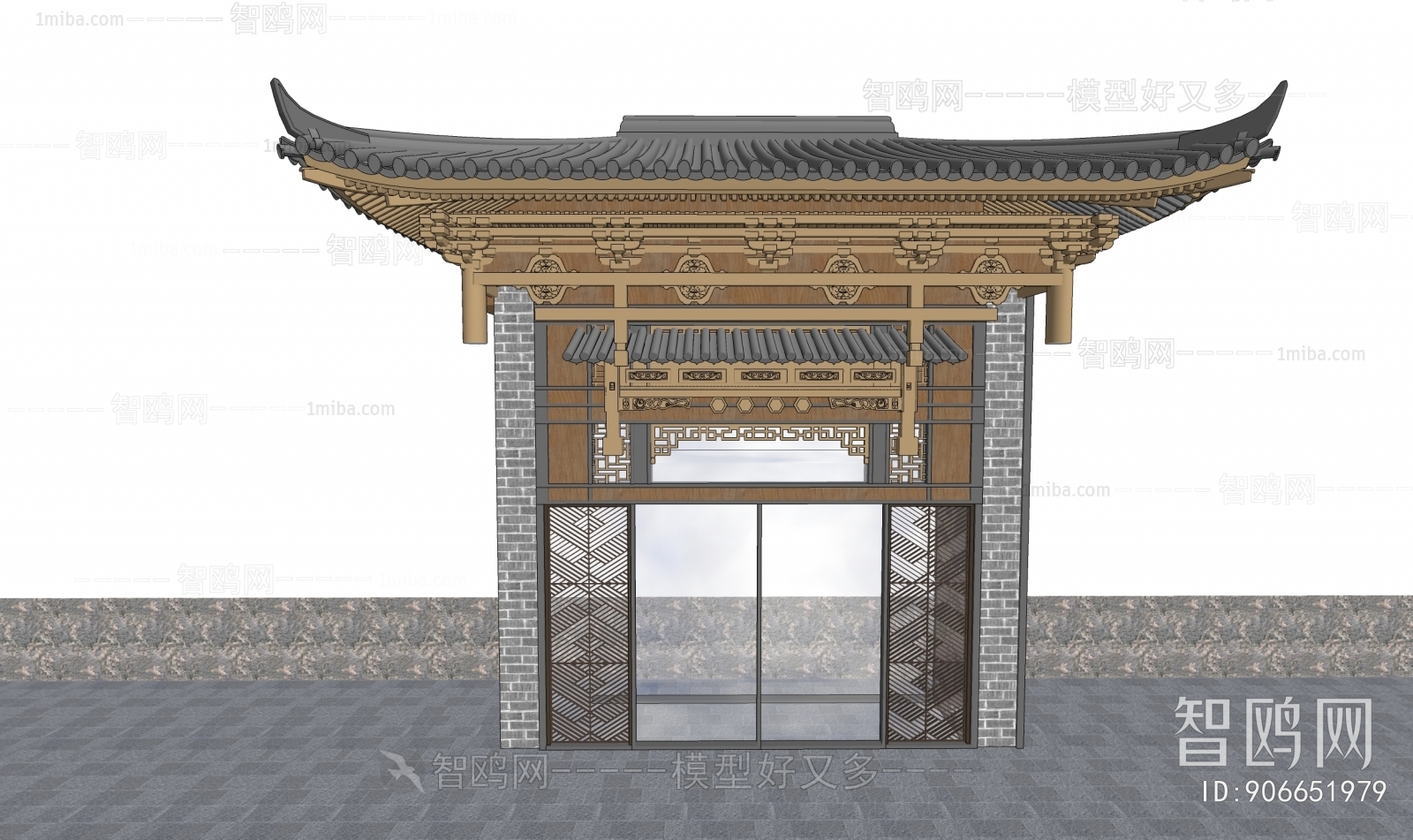 Chinese Style Building Component