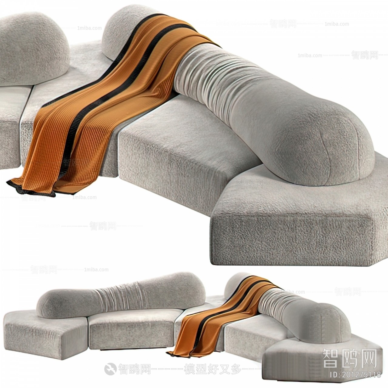 Modern Multi Person Sofa