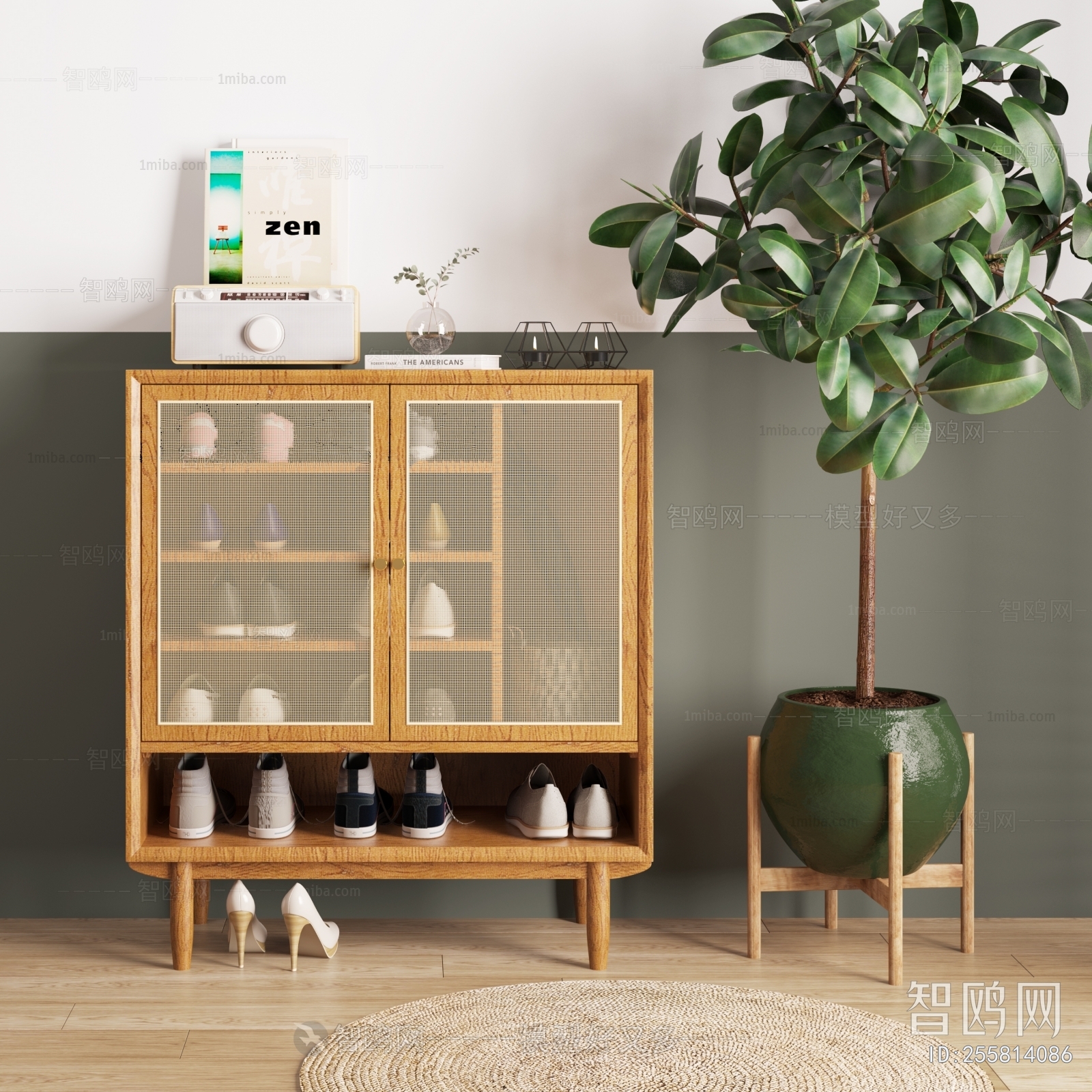 Nordic Style Shoe Cabinet