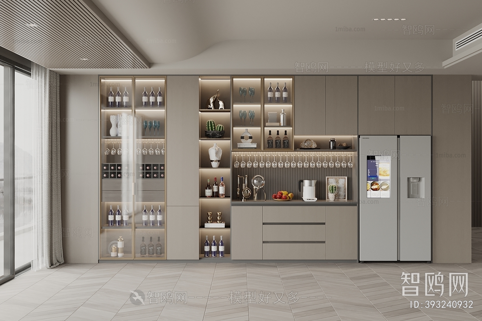 Modern Wine Cabinet