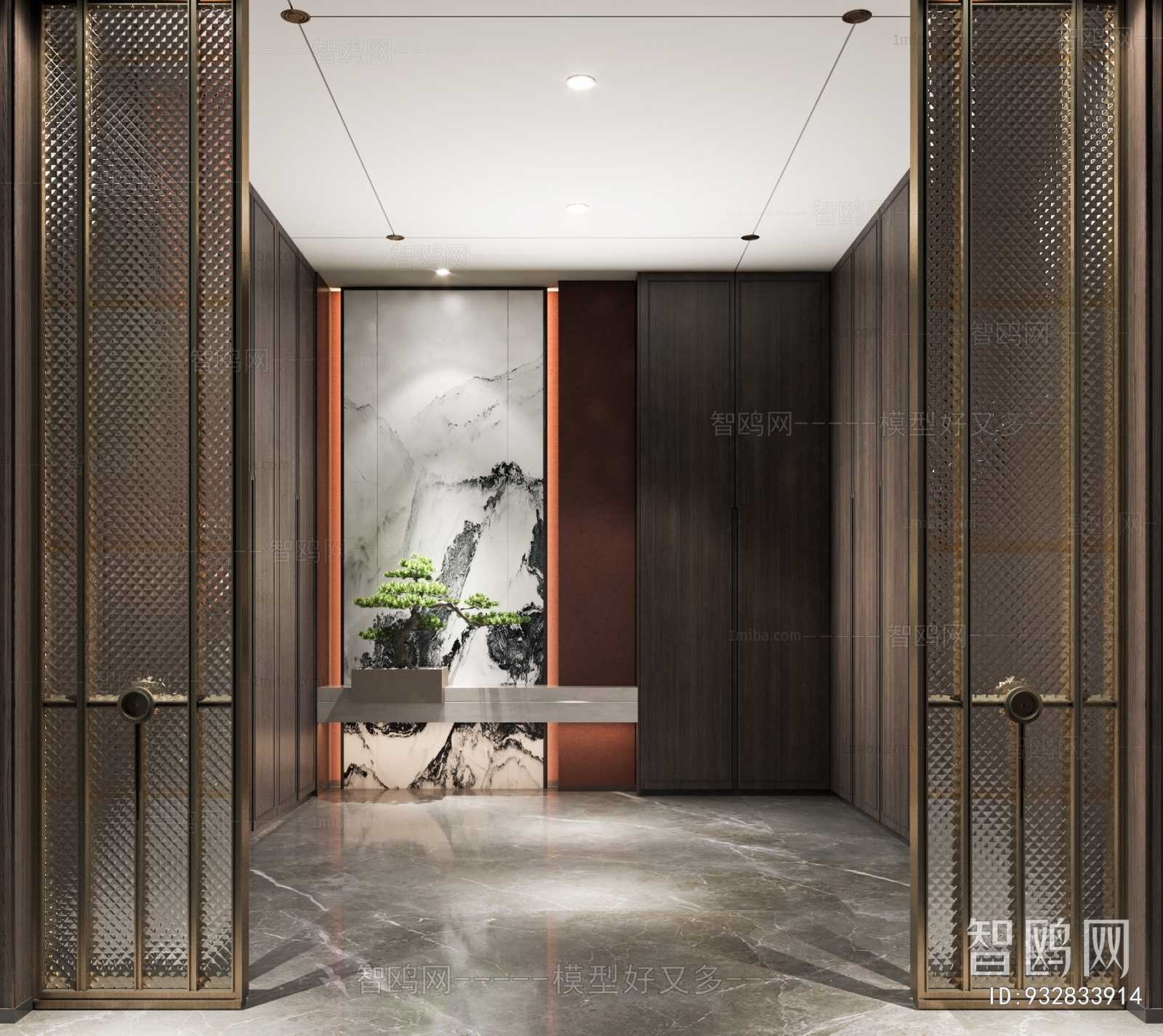 New Chinese Style Hallway