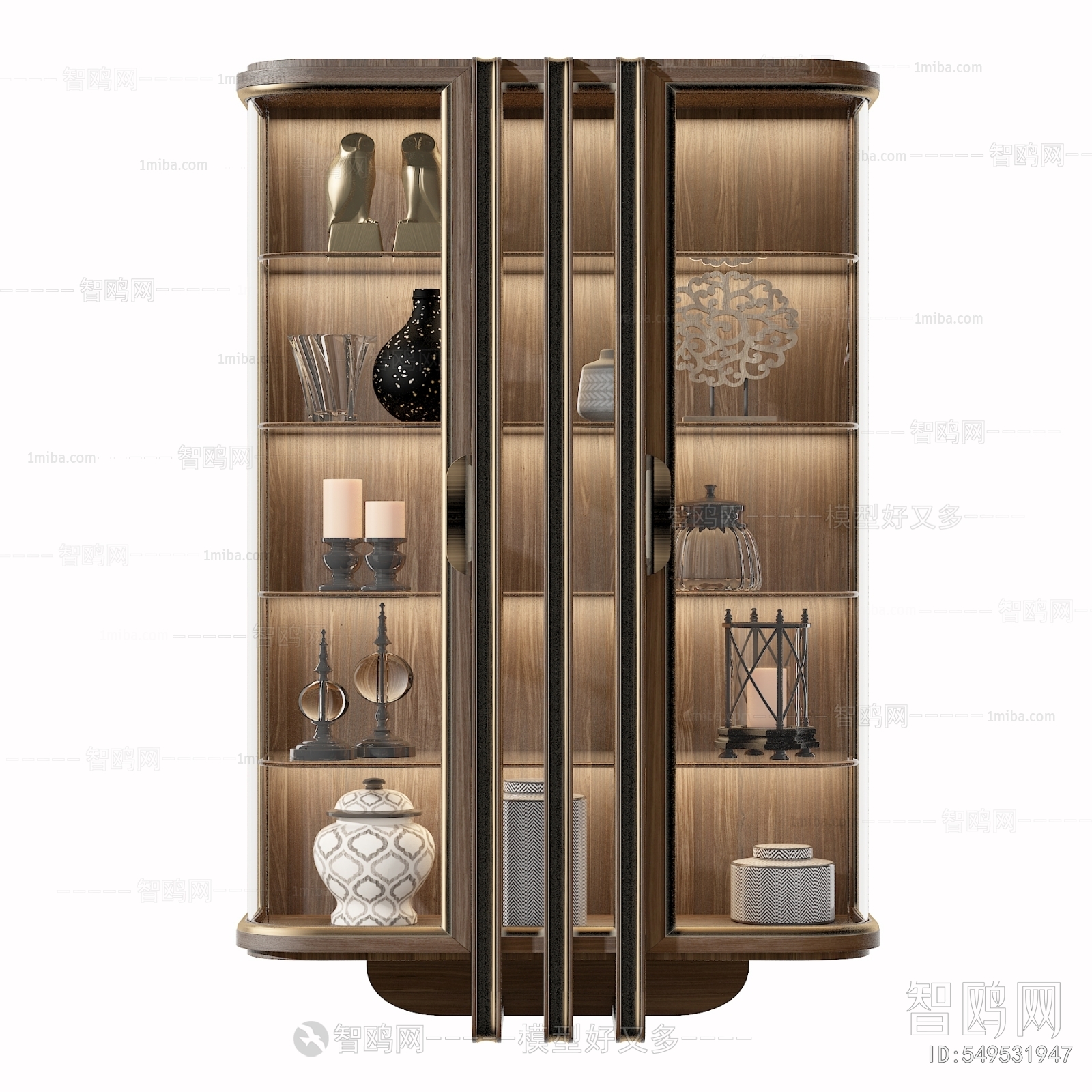 New Chinese Style Decorative Cabinet