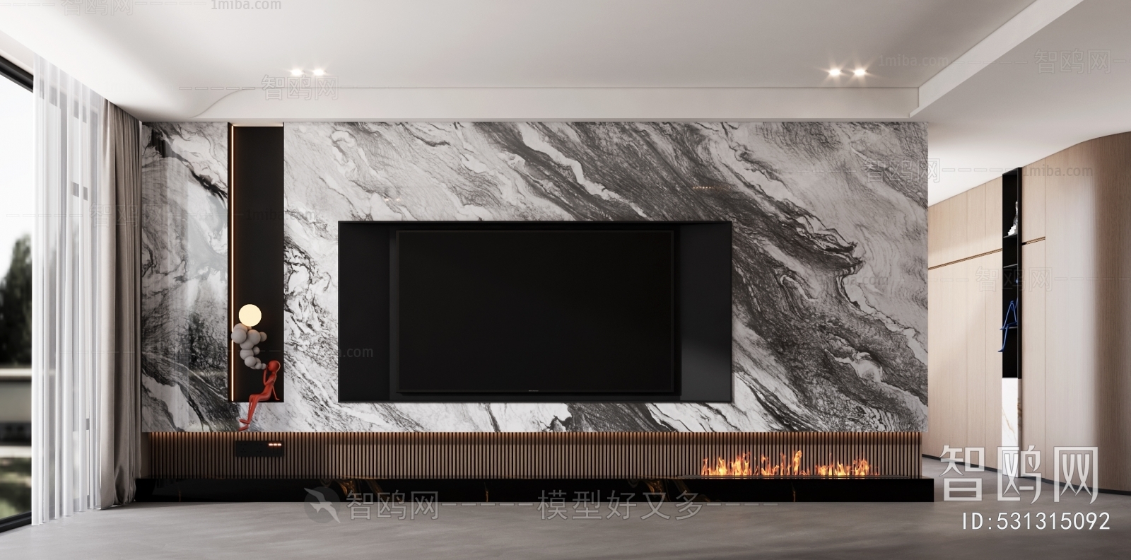 Modern TV Wall