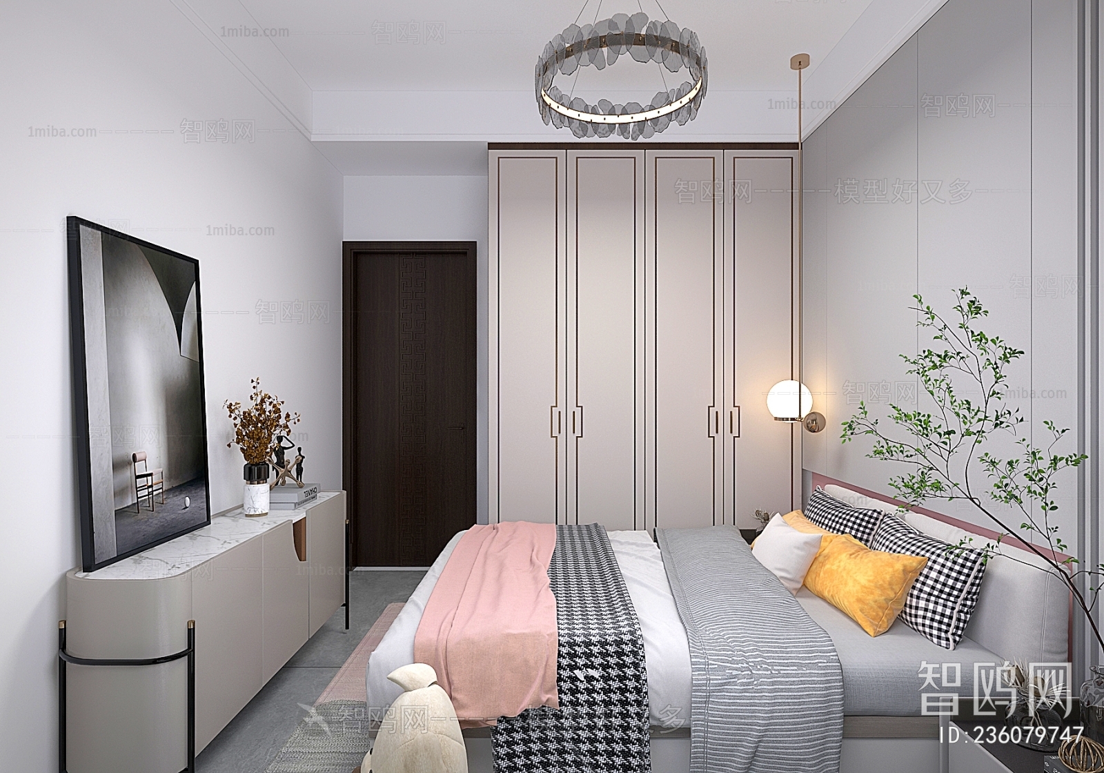 New Chinese Style Bedroom