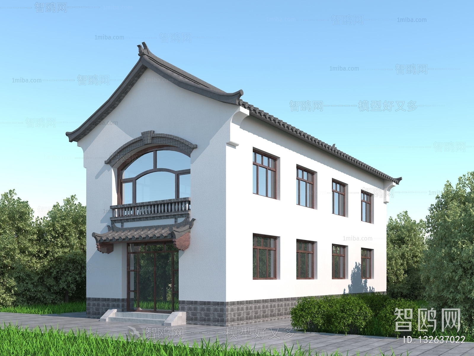 Chinese Style Villa Appearance