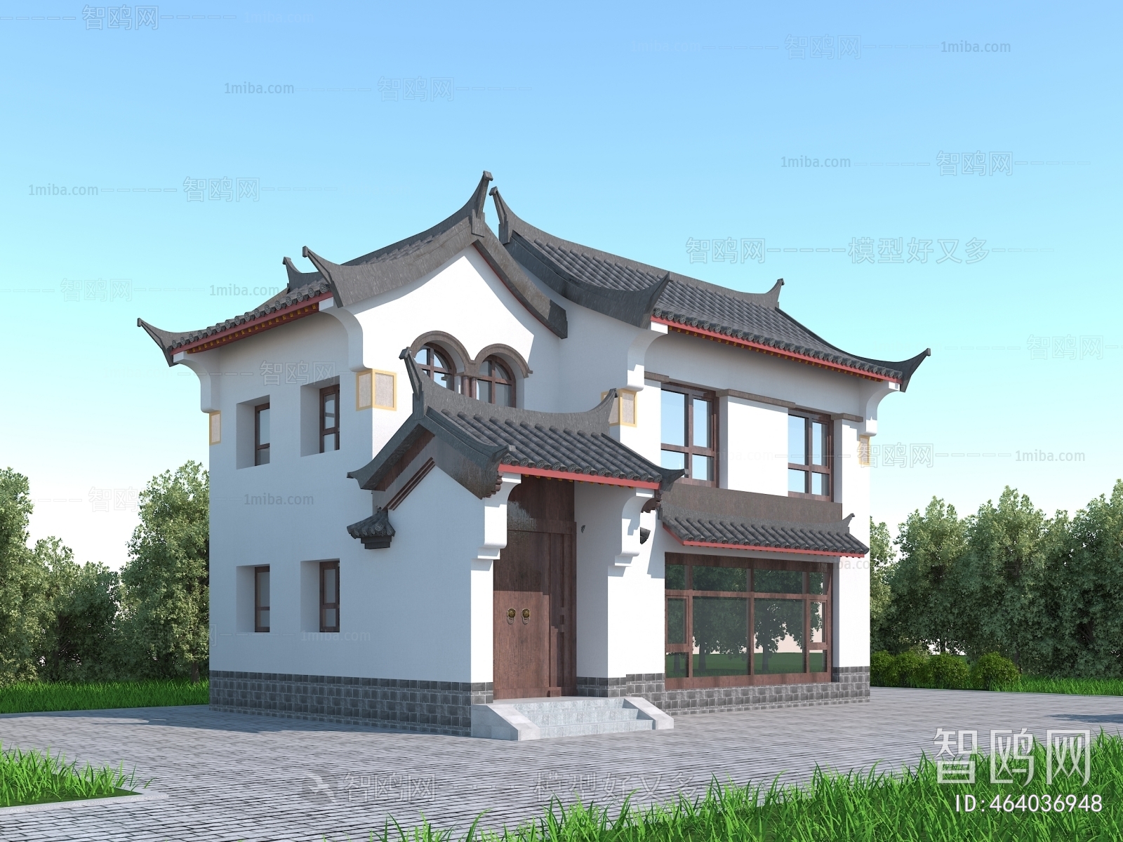 Chinese Style Villa Appearance