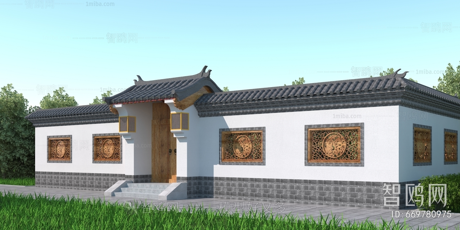 Chinese Style Building Component