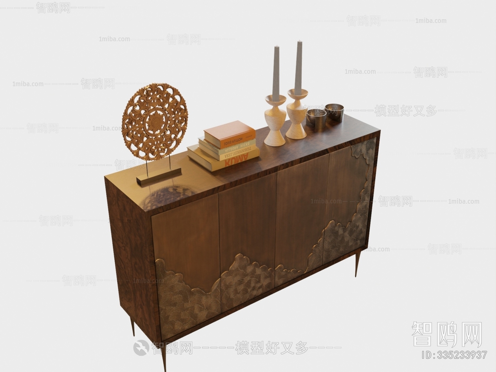 New Chinese Style Side Cabinet