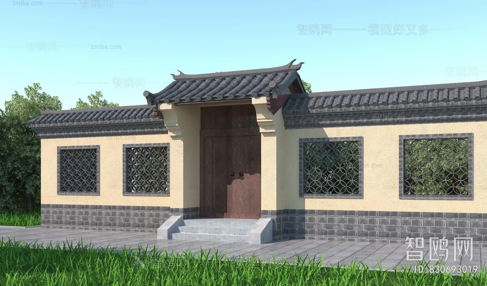 Chinese Style Building Component