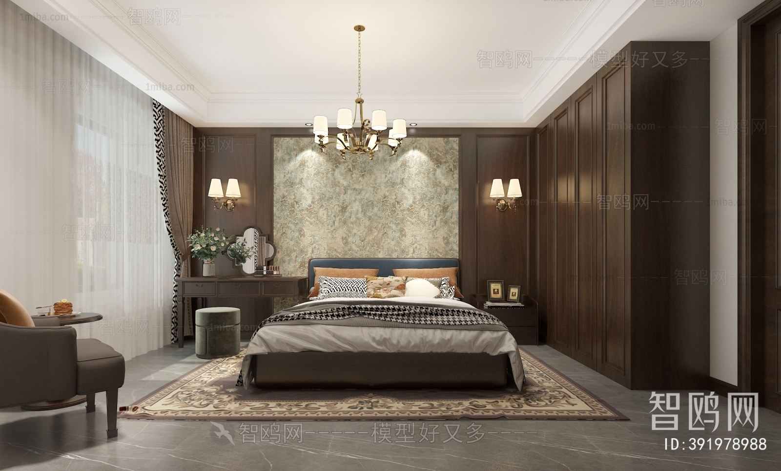 American Style Bedroom