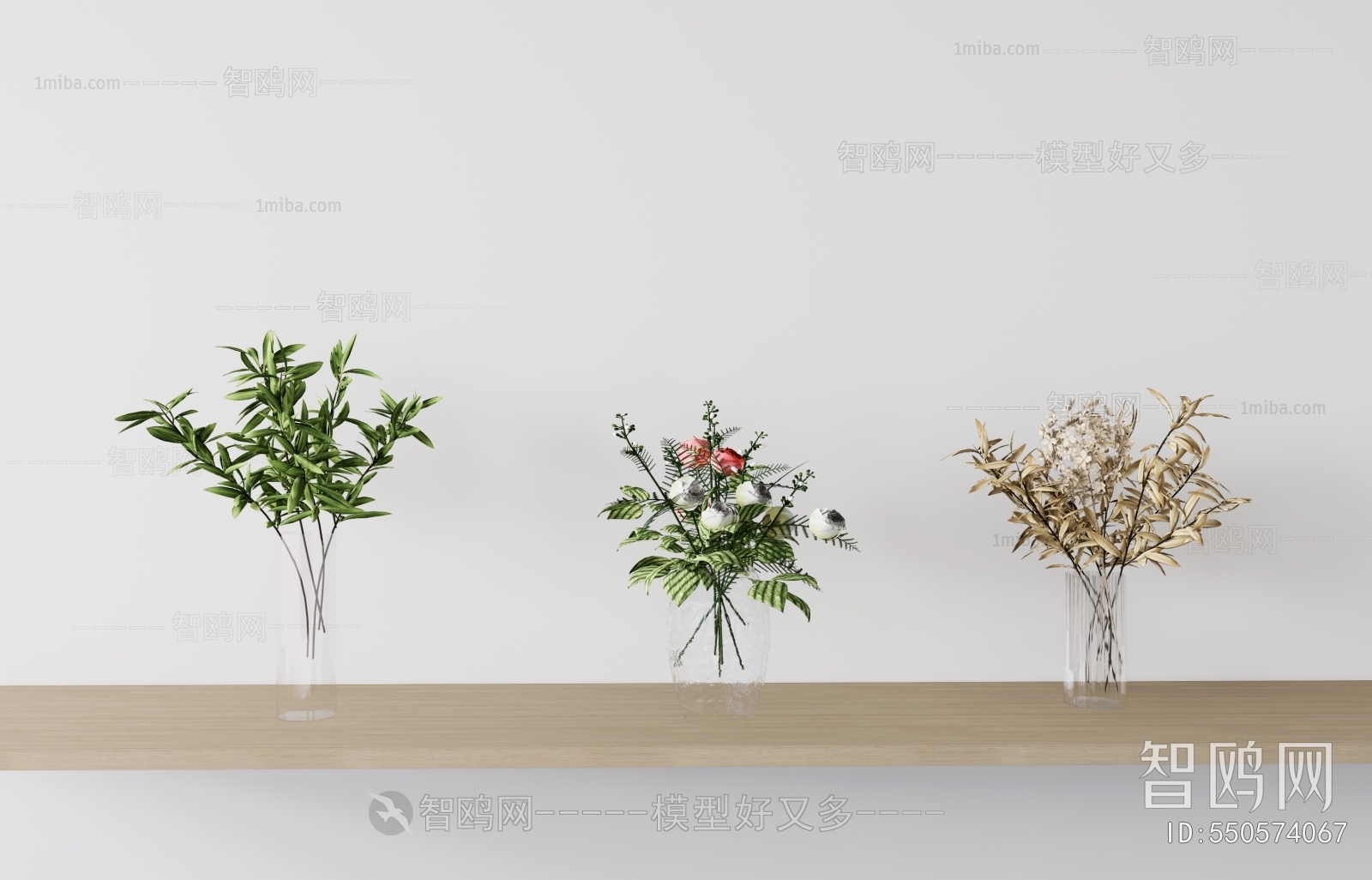 现代桌面花瓶盆栽 花卉