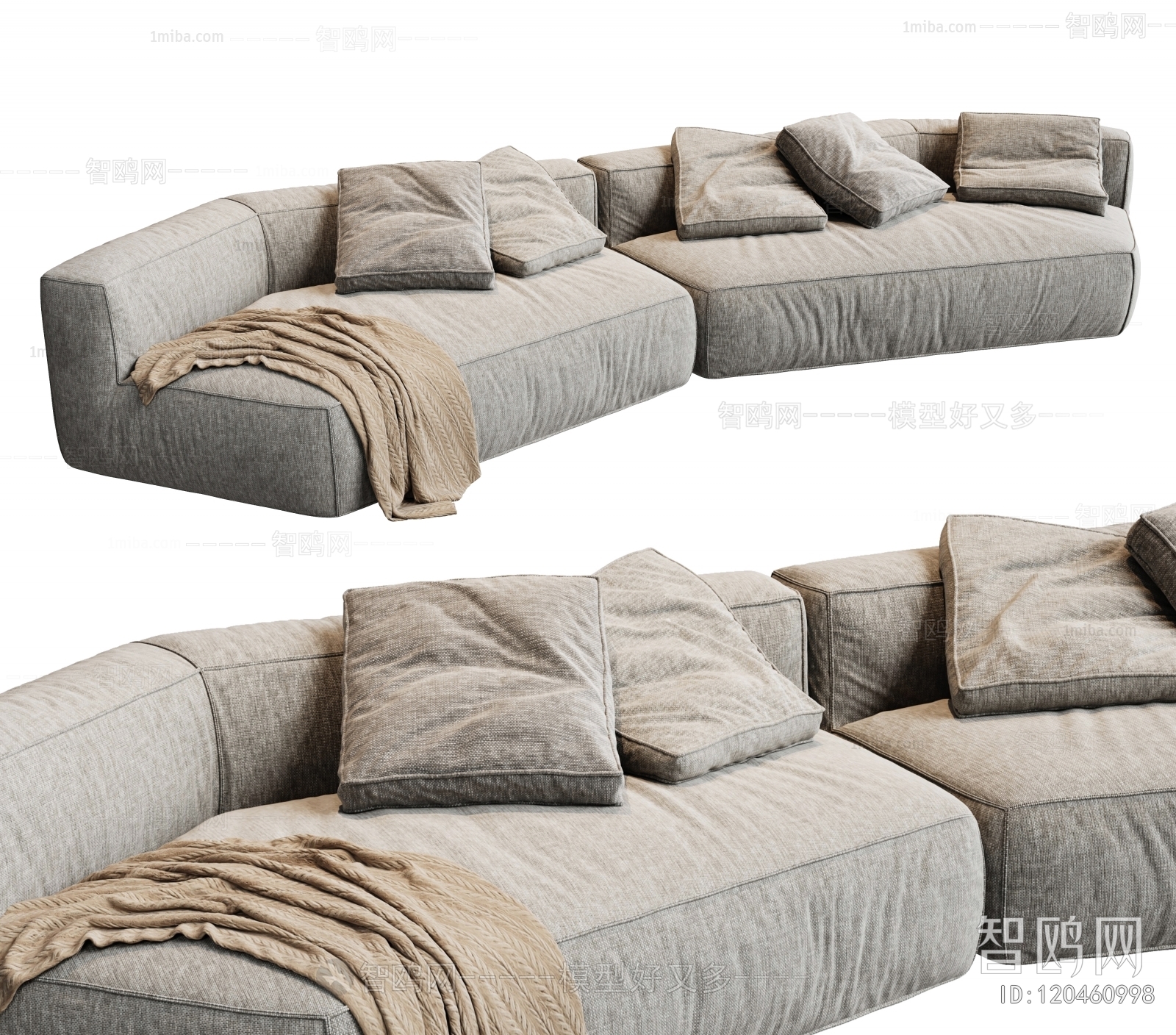 Modern Multi Person Sofa