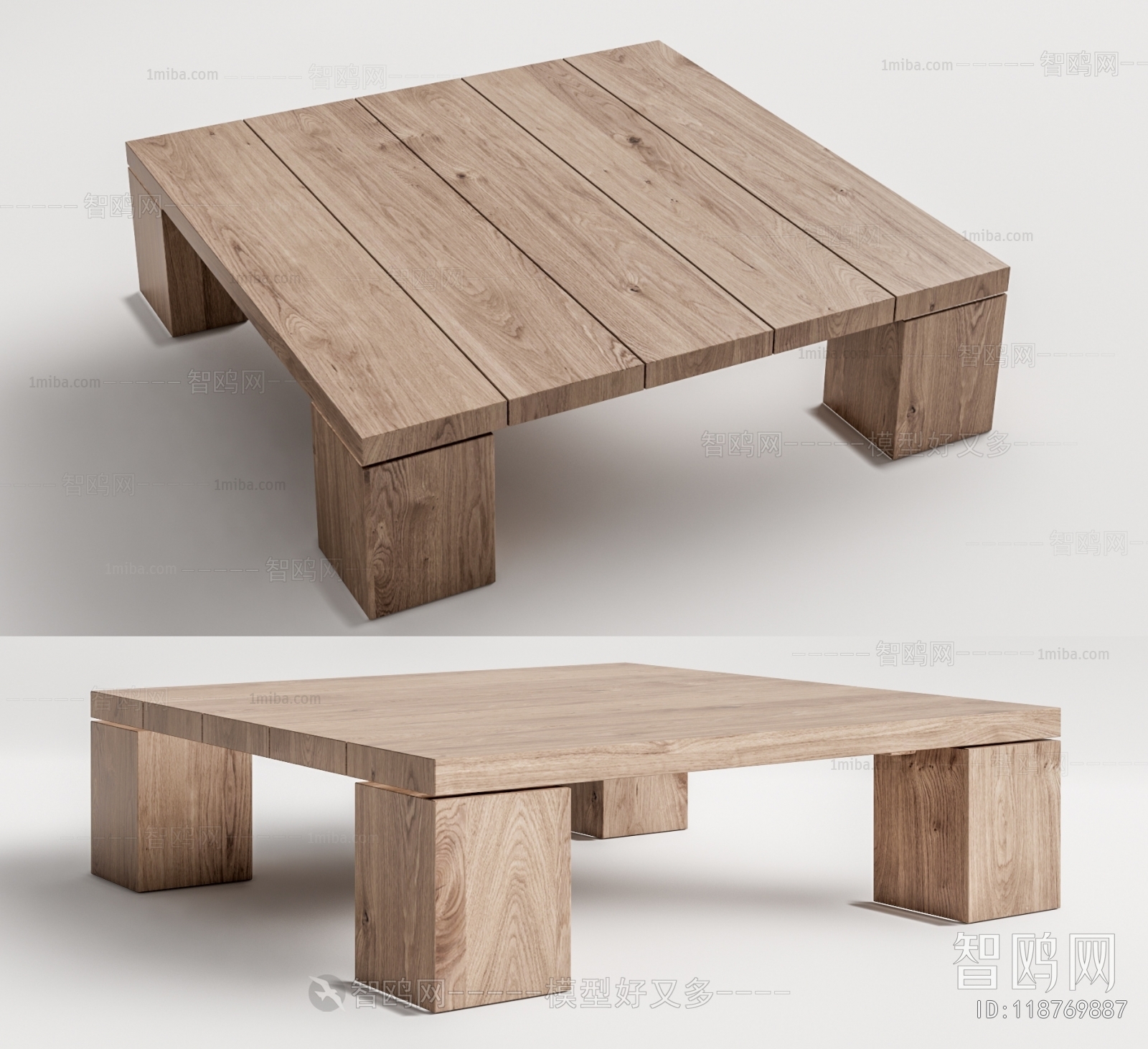 Wabi-sabi Style Coffee Table