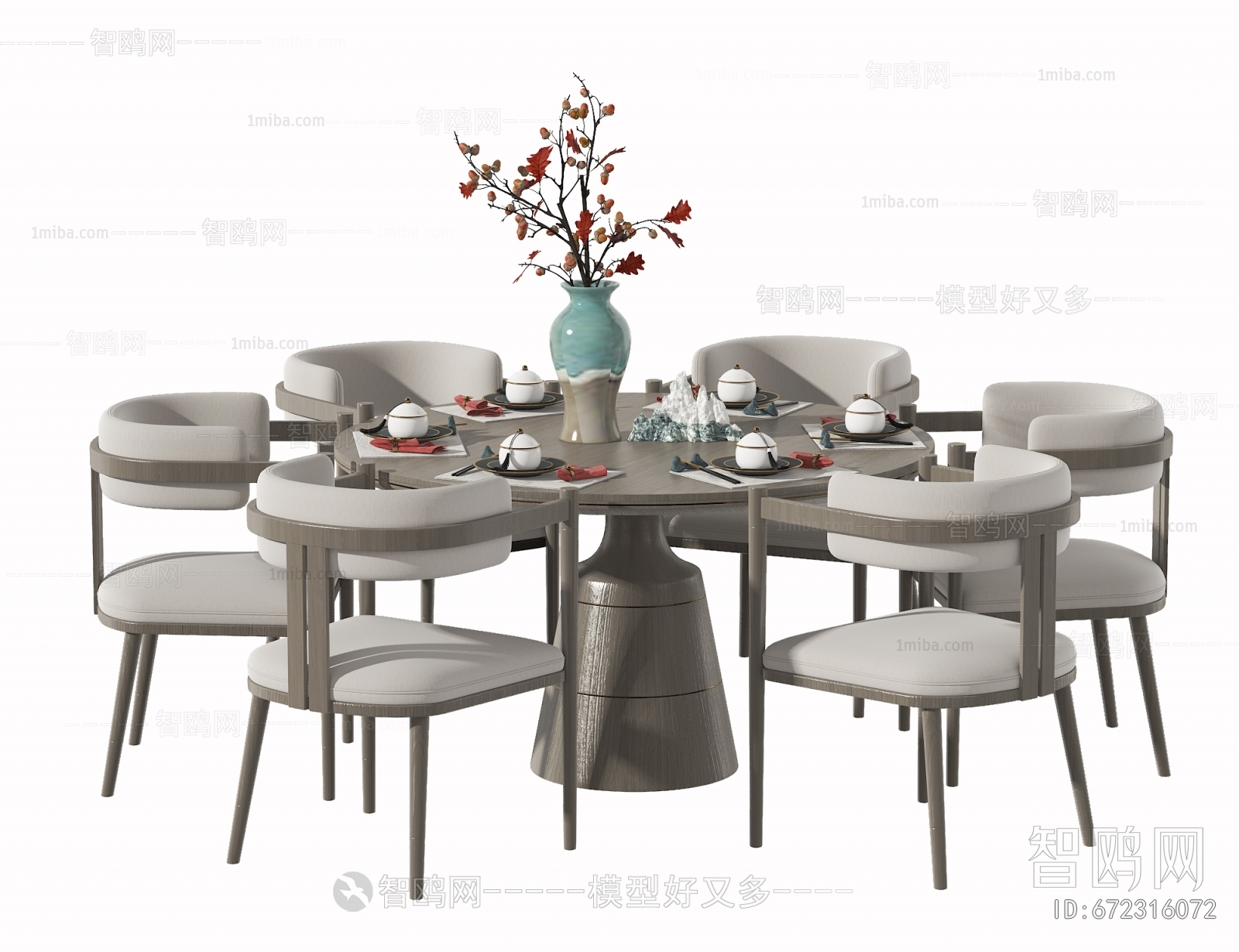 New Chinese Style Dining Table And Chairs