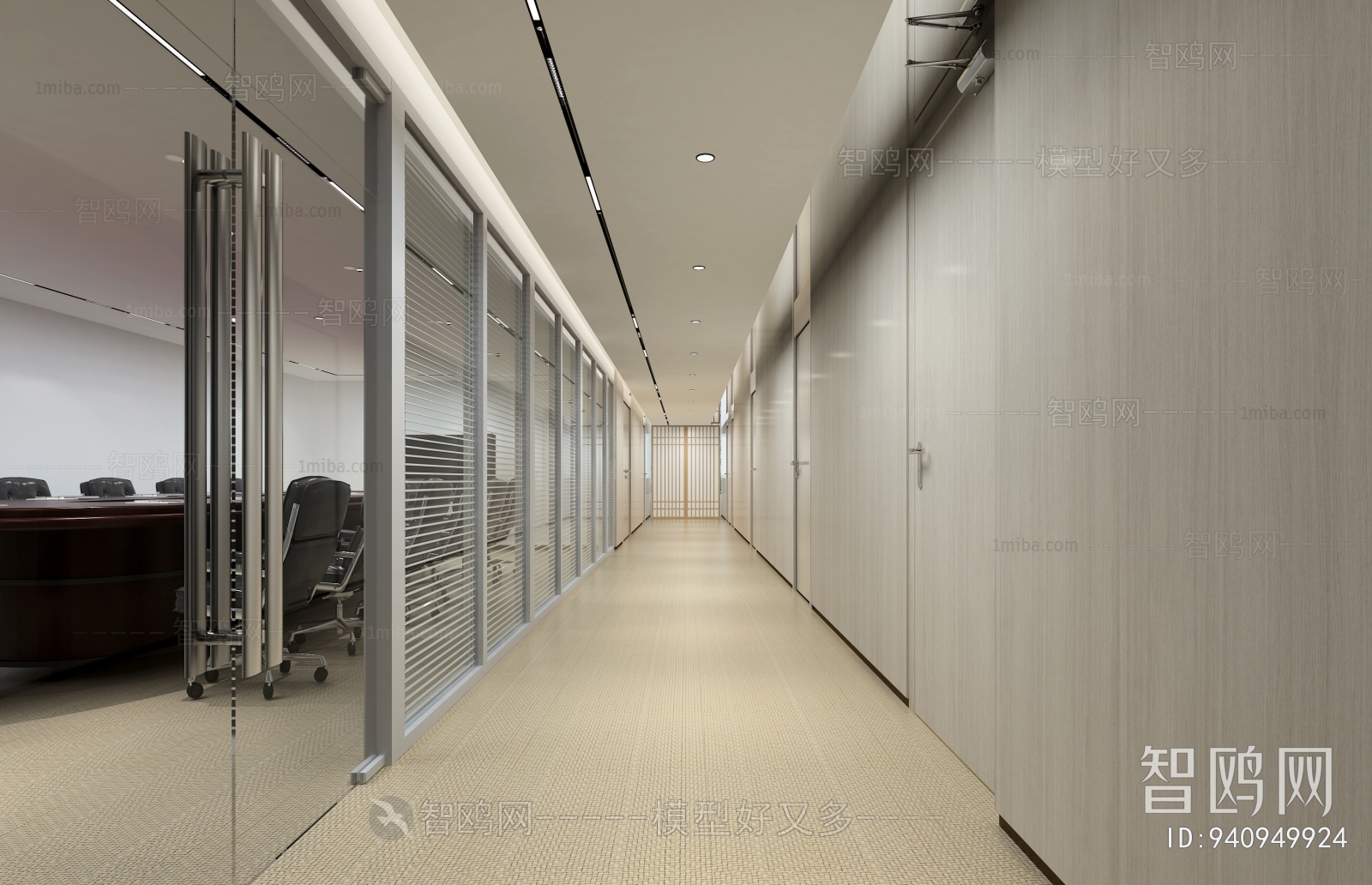 Modern Office Aisle