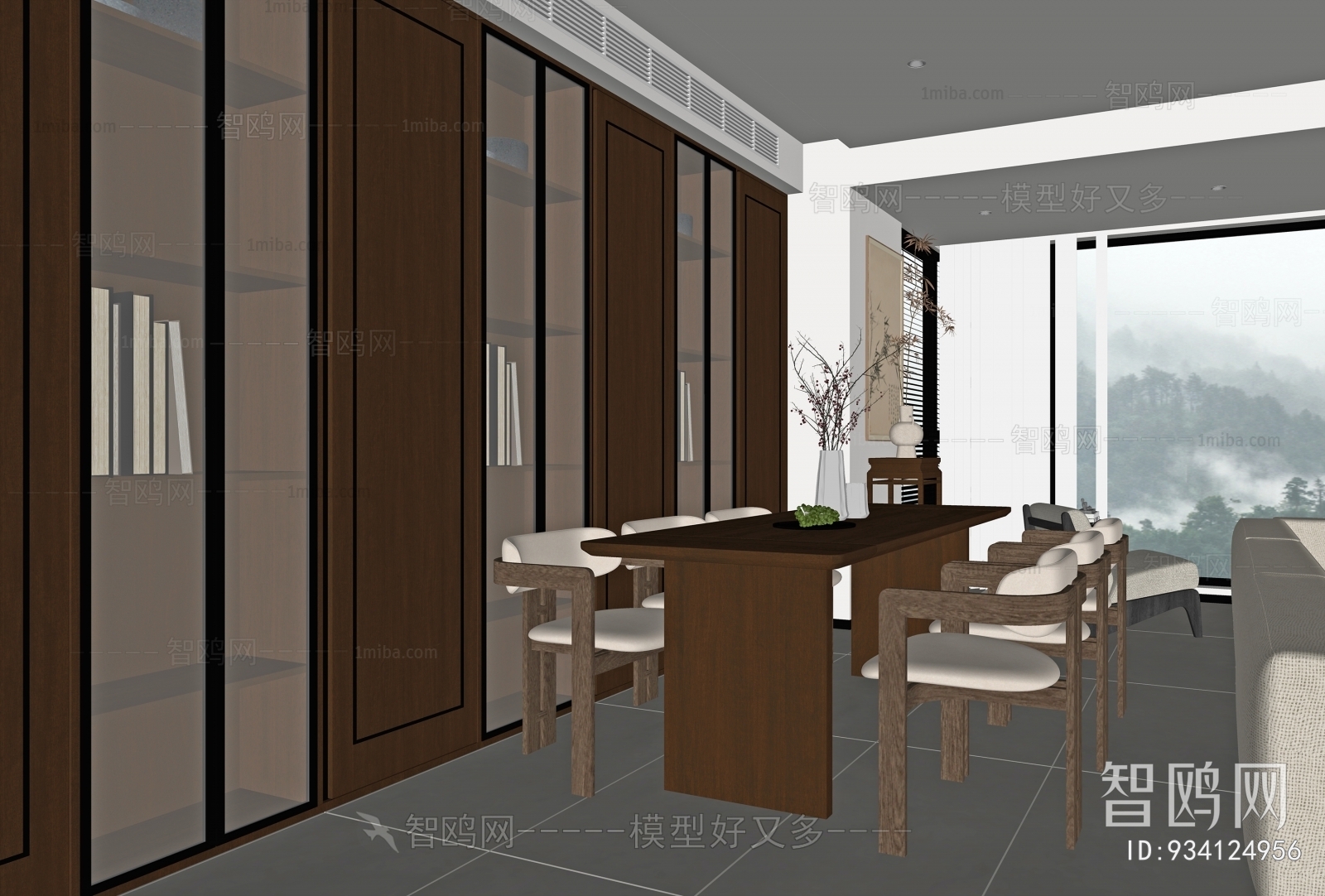 New Chinese Style Dining Room