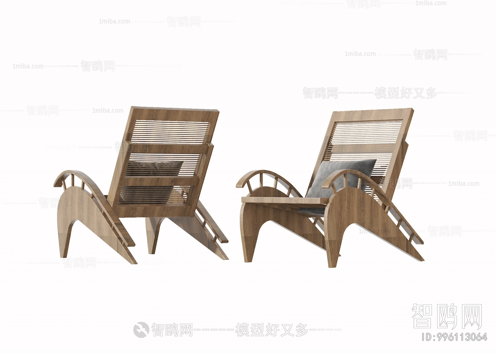 New Chinese Style Lounge Chair