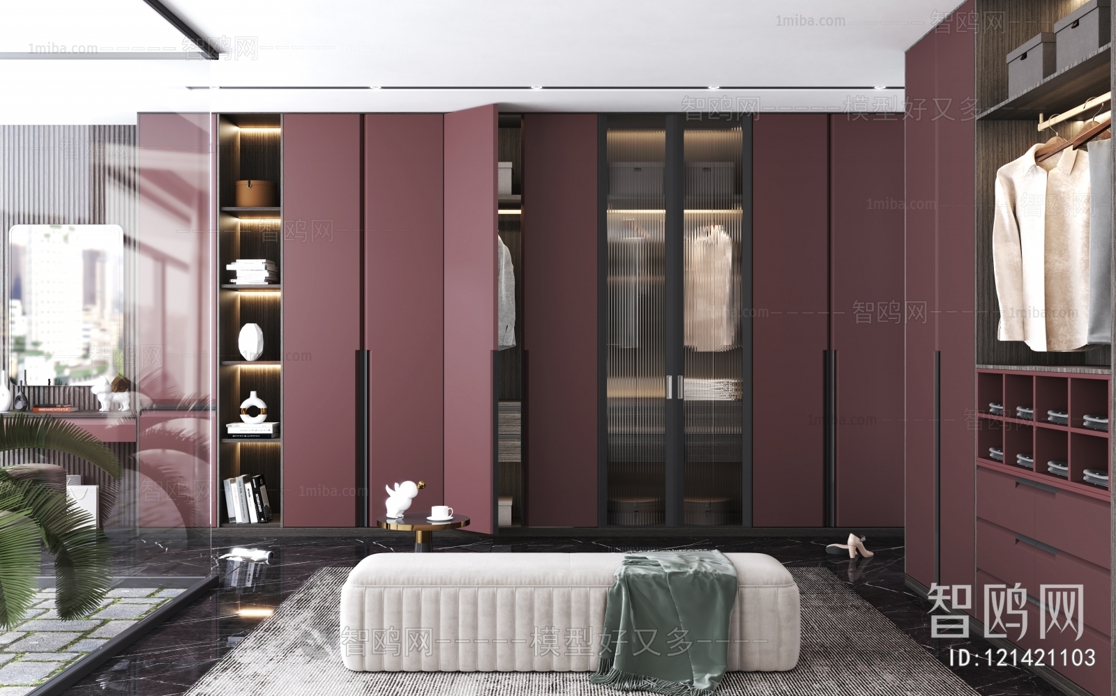 Modern Clothes Storage Area