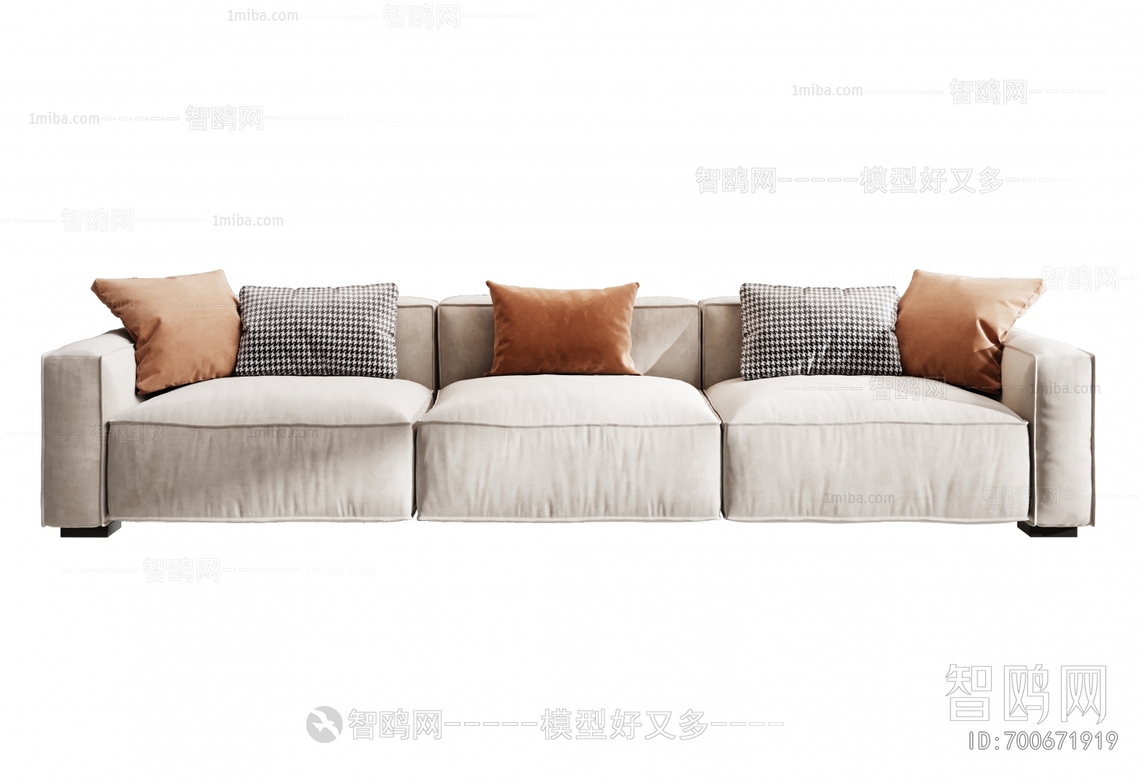 Modern Three-seat Sofa