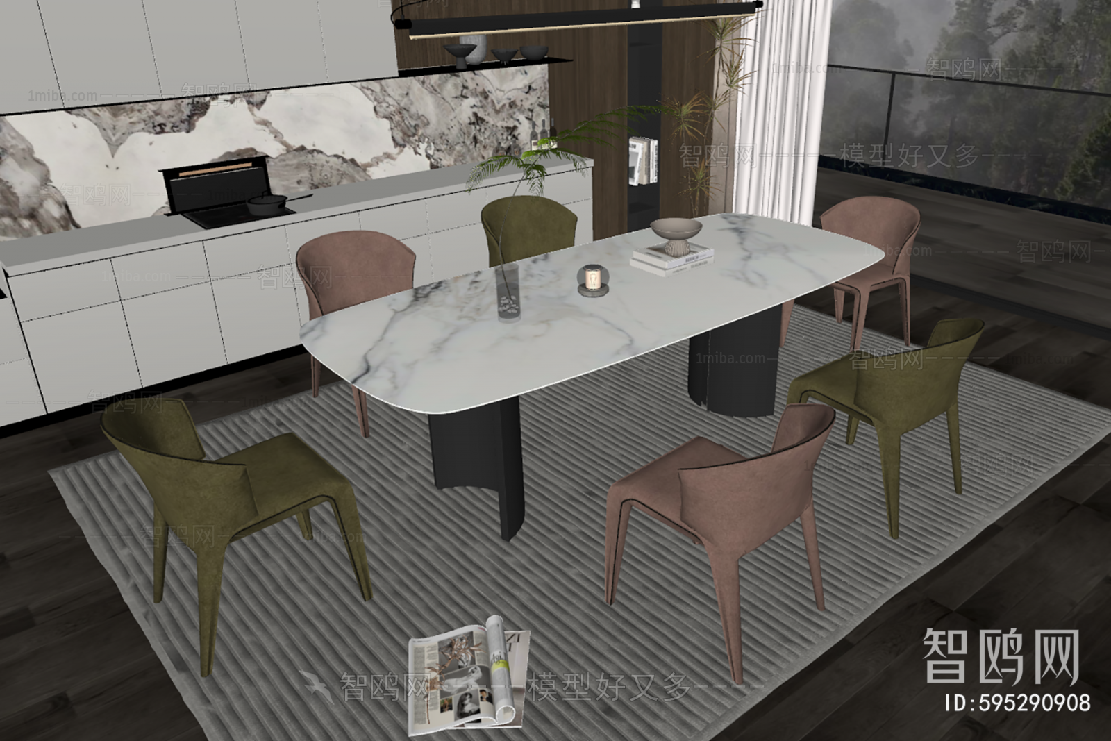 Modern Dining Table And Chairs