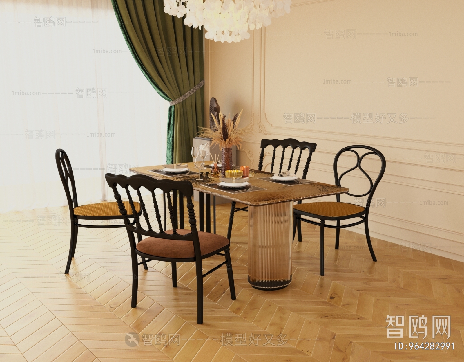 French Style Dining Table And Chairs