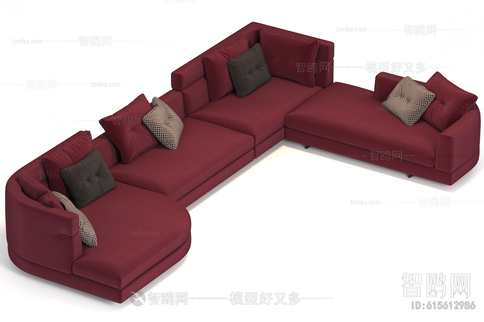 Modern Multi Person Sofa