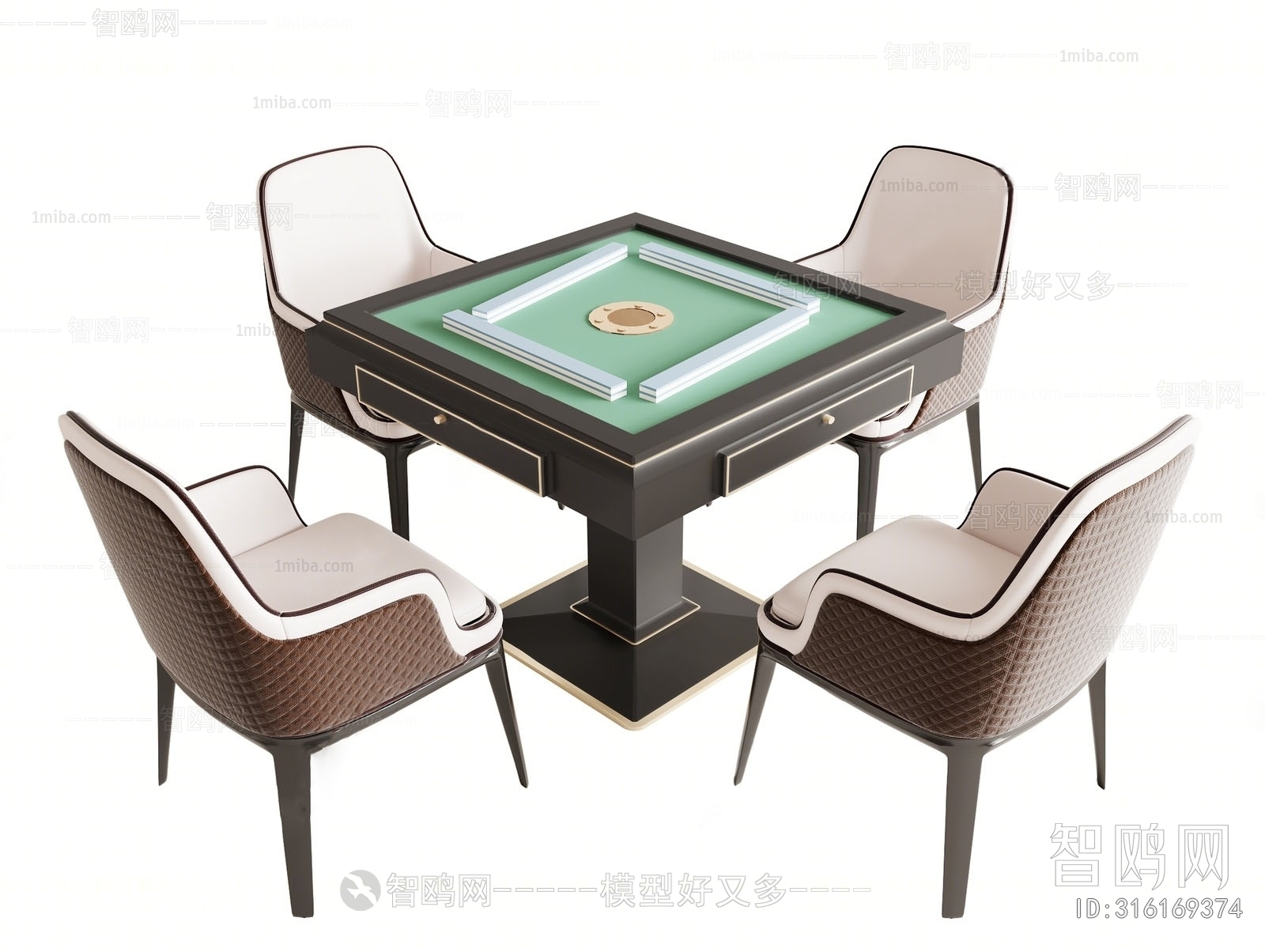 Modern Mahjong Tables And Chairs