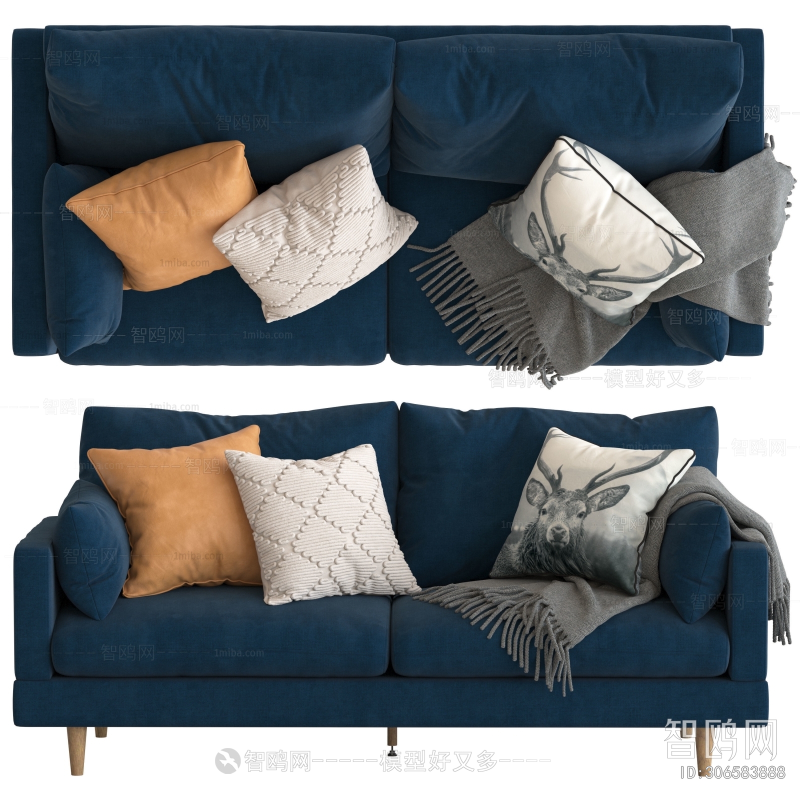 Nordic Style A Sofa For Two