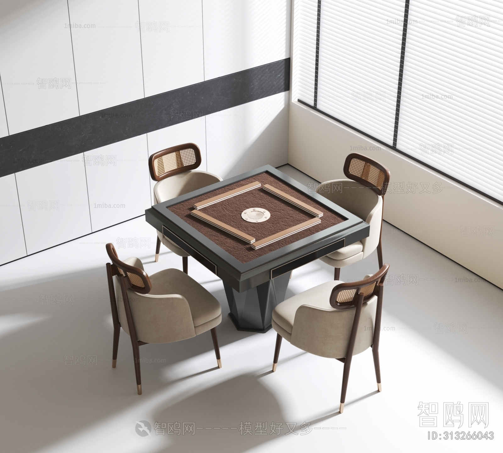 Modern Mahjong Tables And Chairs