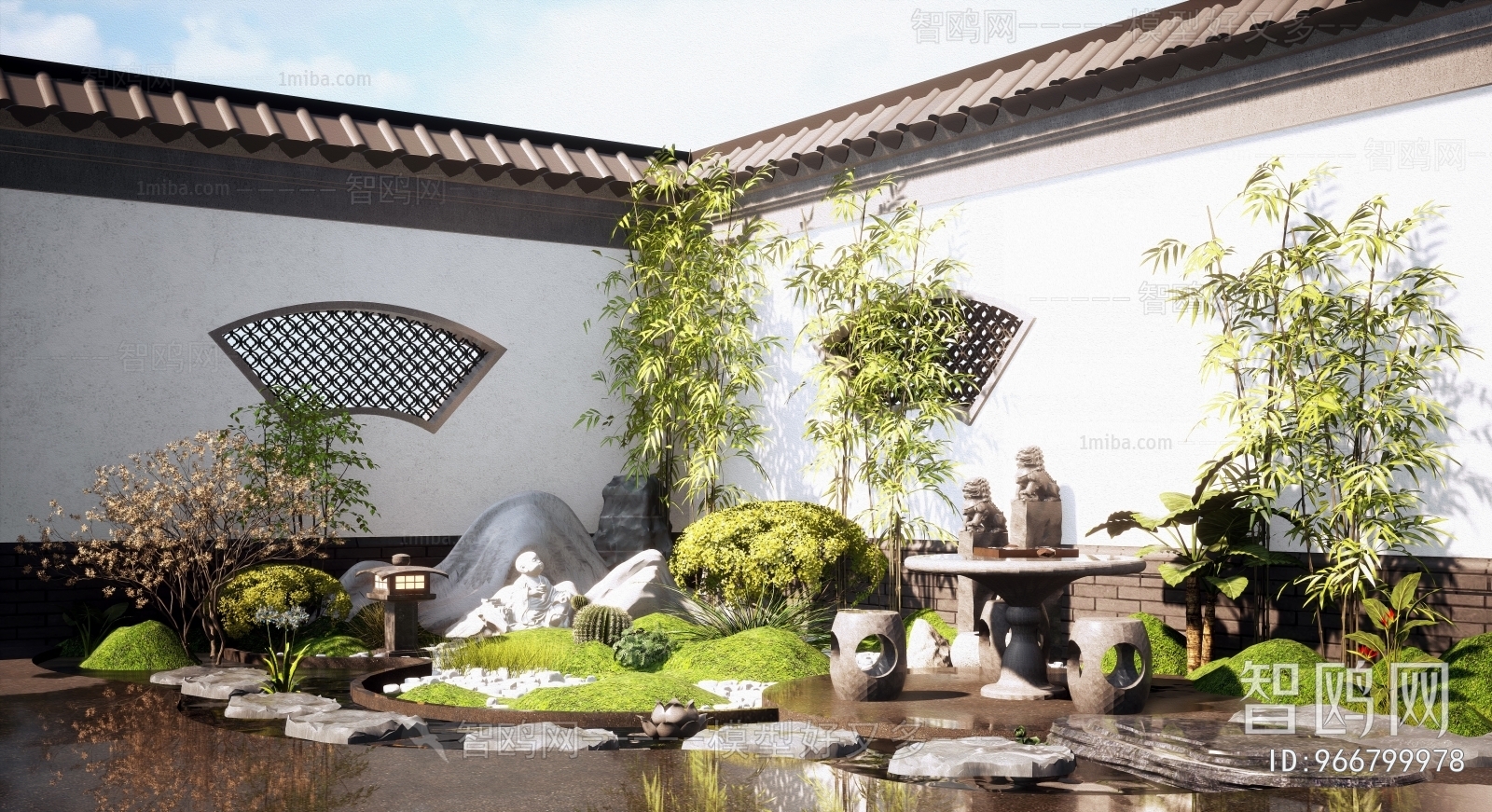 New Chinese Style Garden