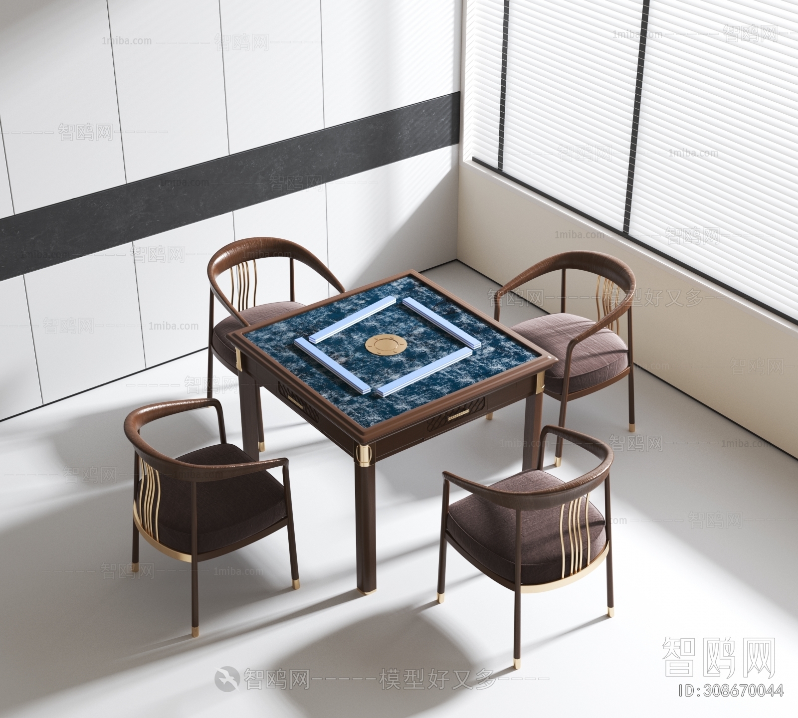 Modern Mahjong Tables And Chairs