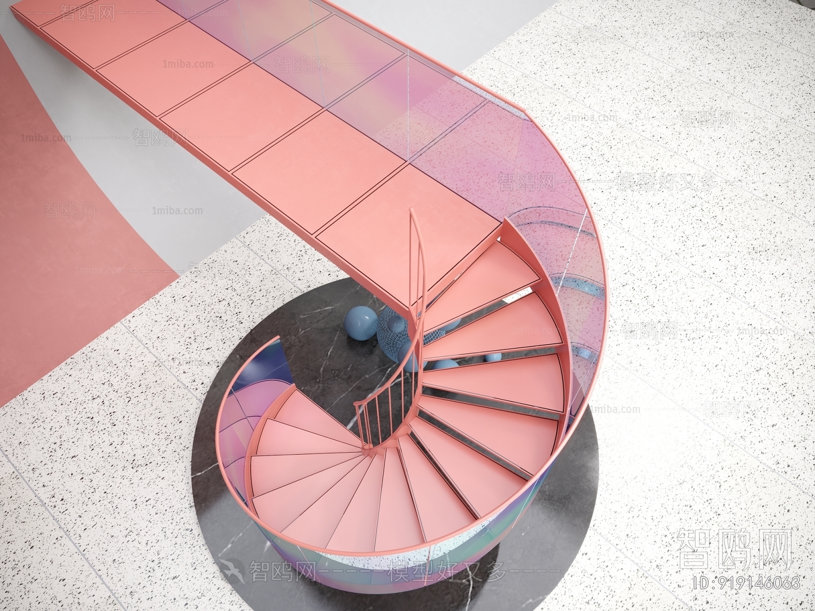 Modern Rotating Staircase